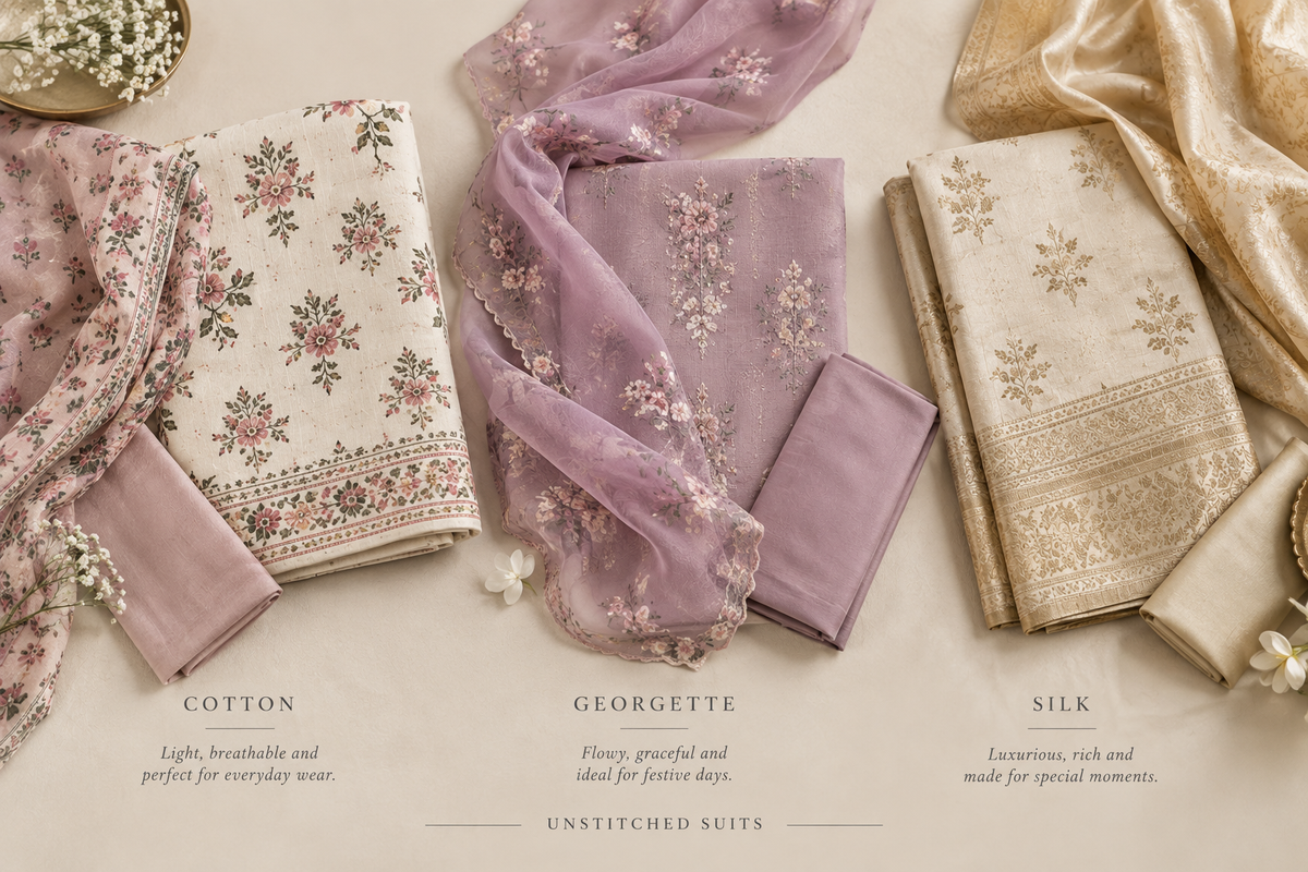 Cotton vs Georgette vs Silk: Which Fabric Suits Which Season