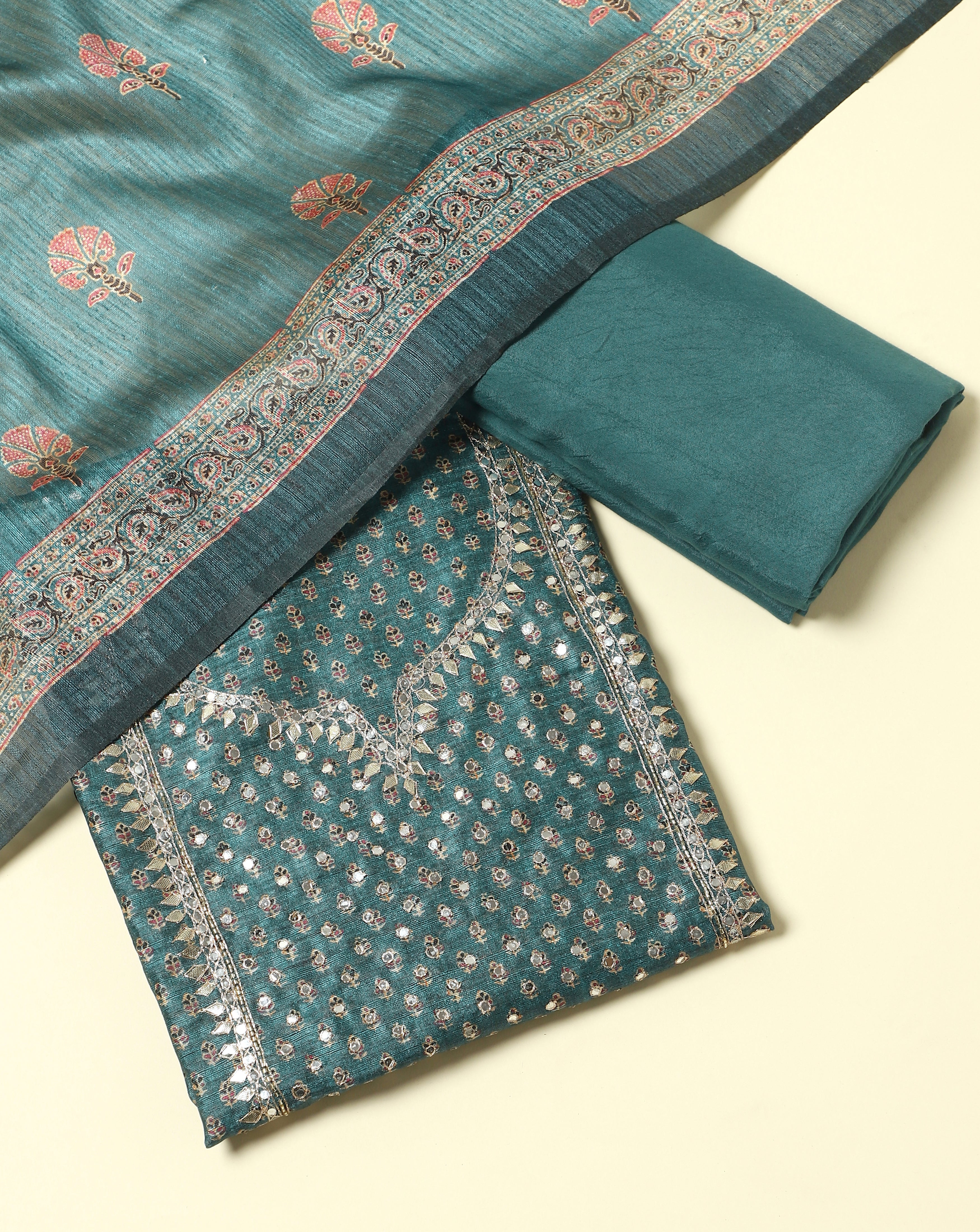 Anokhi Chanderi Suit Set