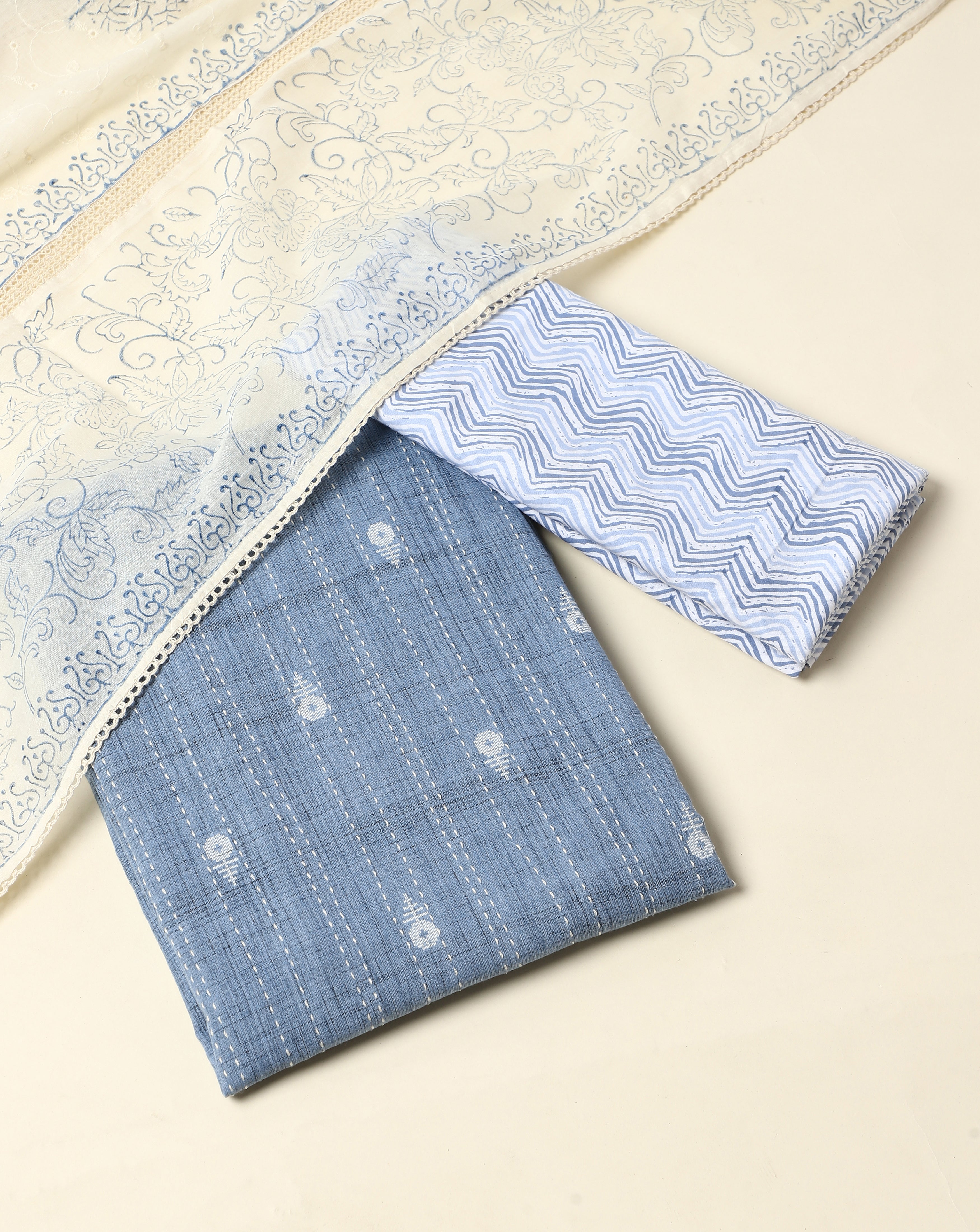 Anokhi Soft Cotton Blend Suit Set