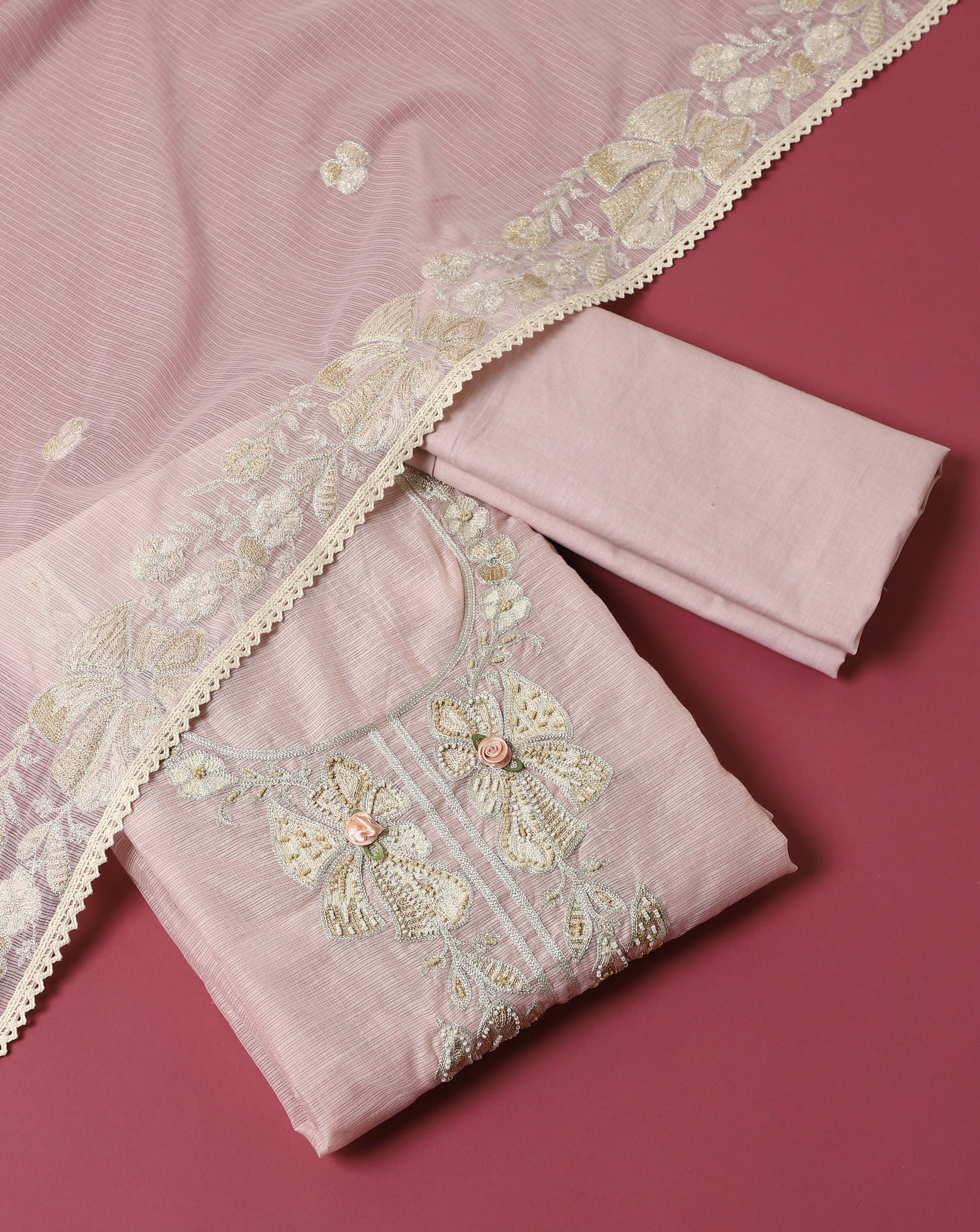 Luxe Kota Embroidered Suit Set