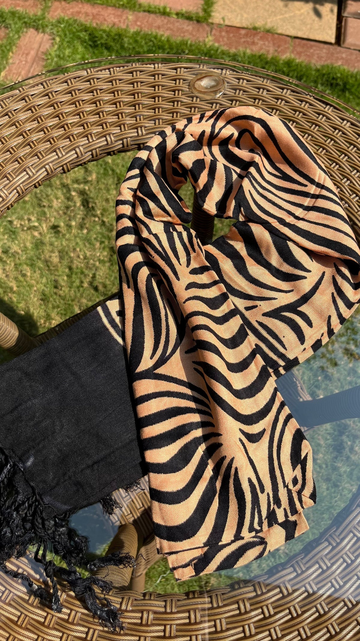 Desert Bloom Printed Cotton Dupatta Sterling House