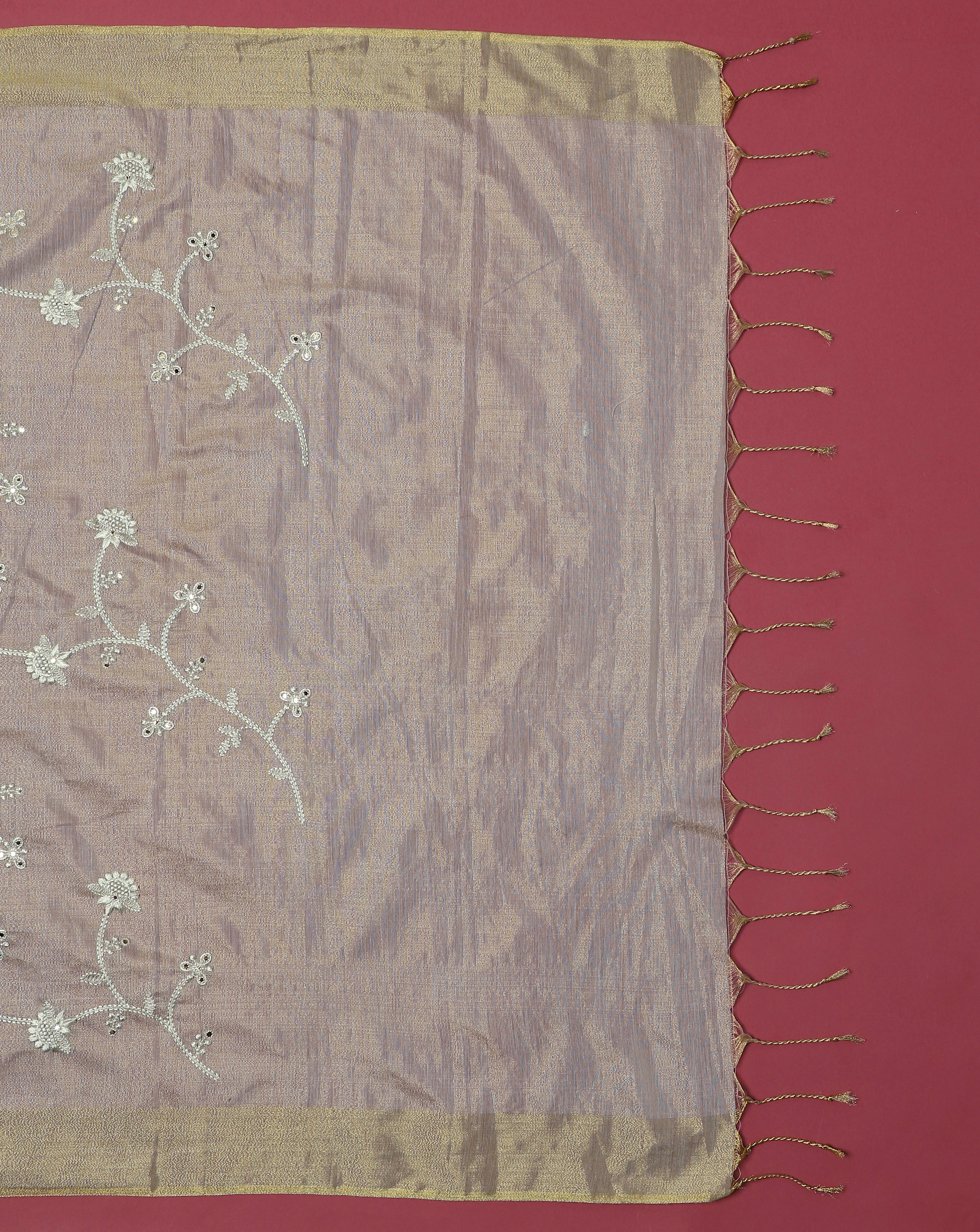 Luxe Shimmer Cotton Silk Suit Set