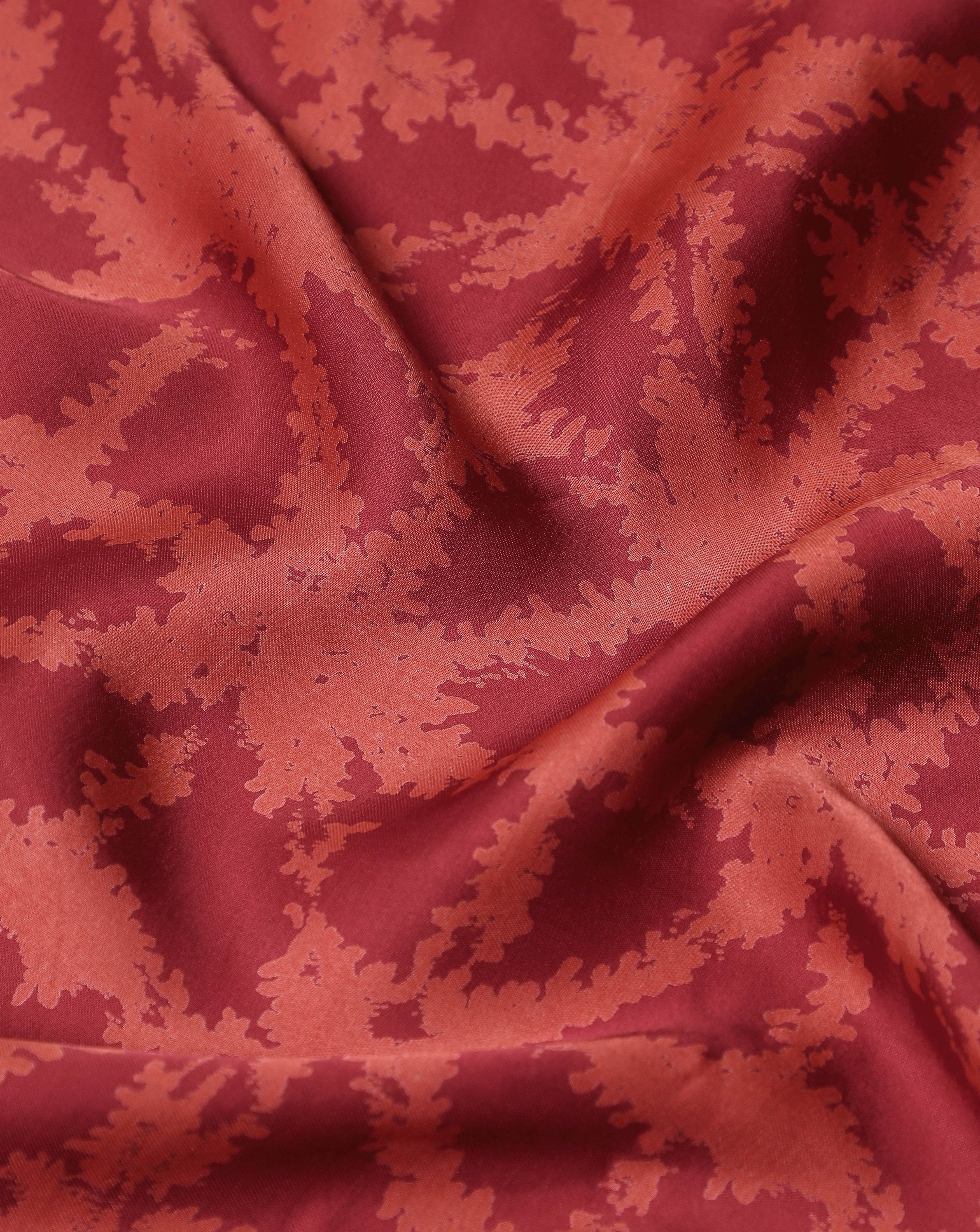 Roze Dual Colour Blend Satin Silk Fabric