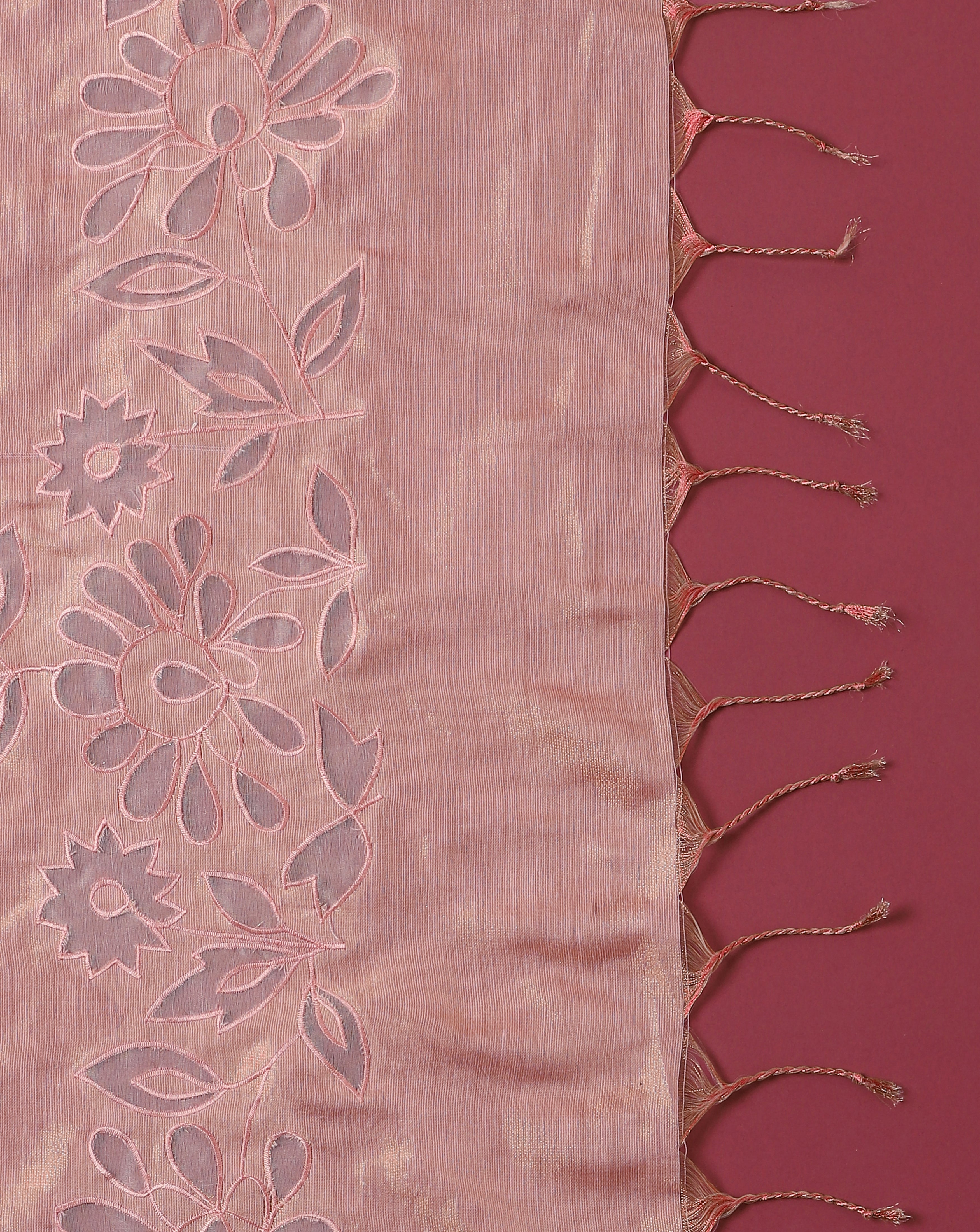 Luxe Applique Cotton Silk Suit Set