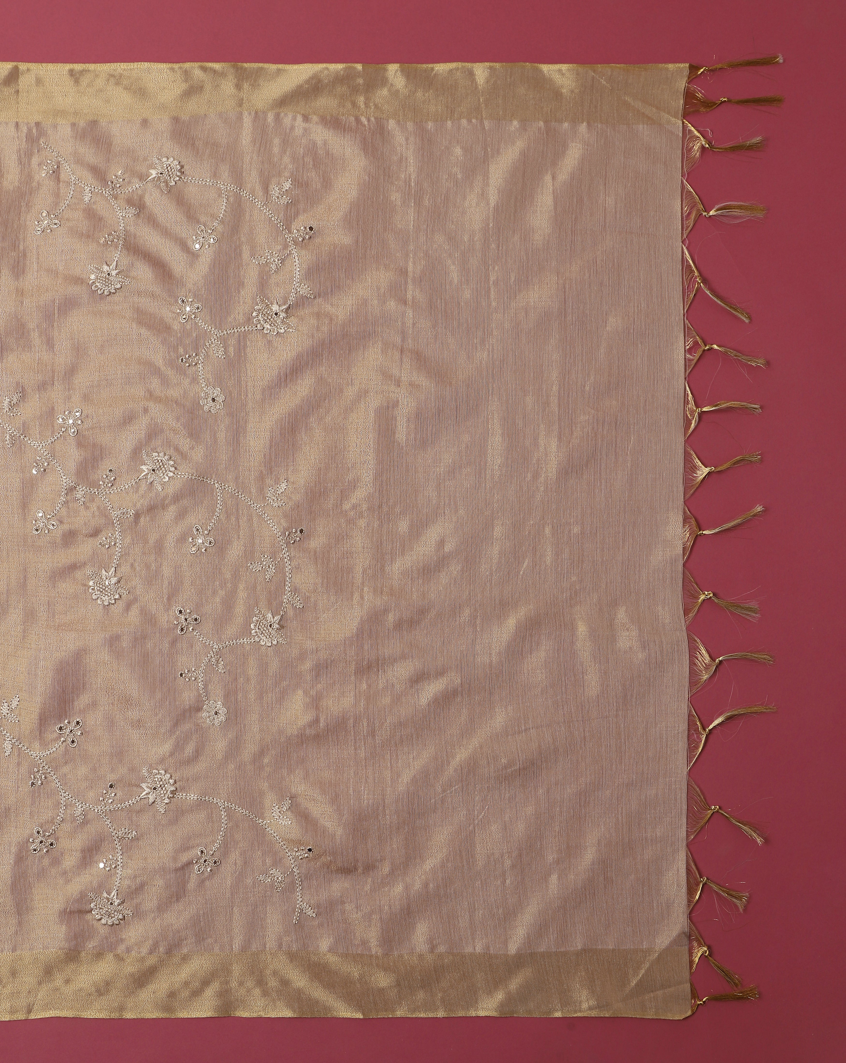 Luxe Shimmer Cotton Silk Suit Set