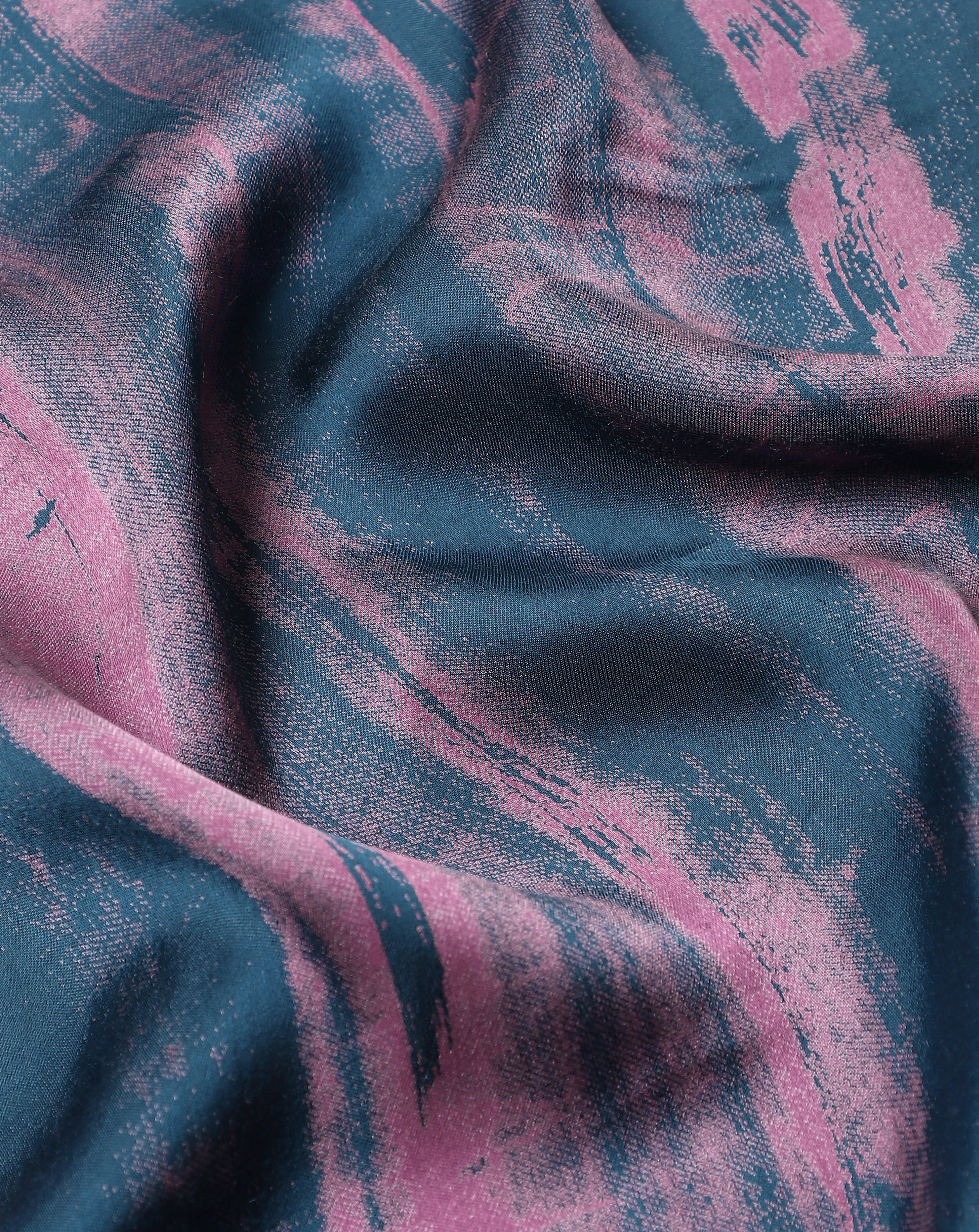 Roze Dual Colour Blend Satin Silk Fabric