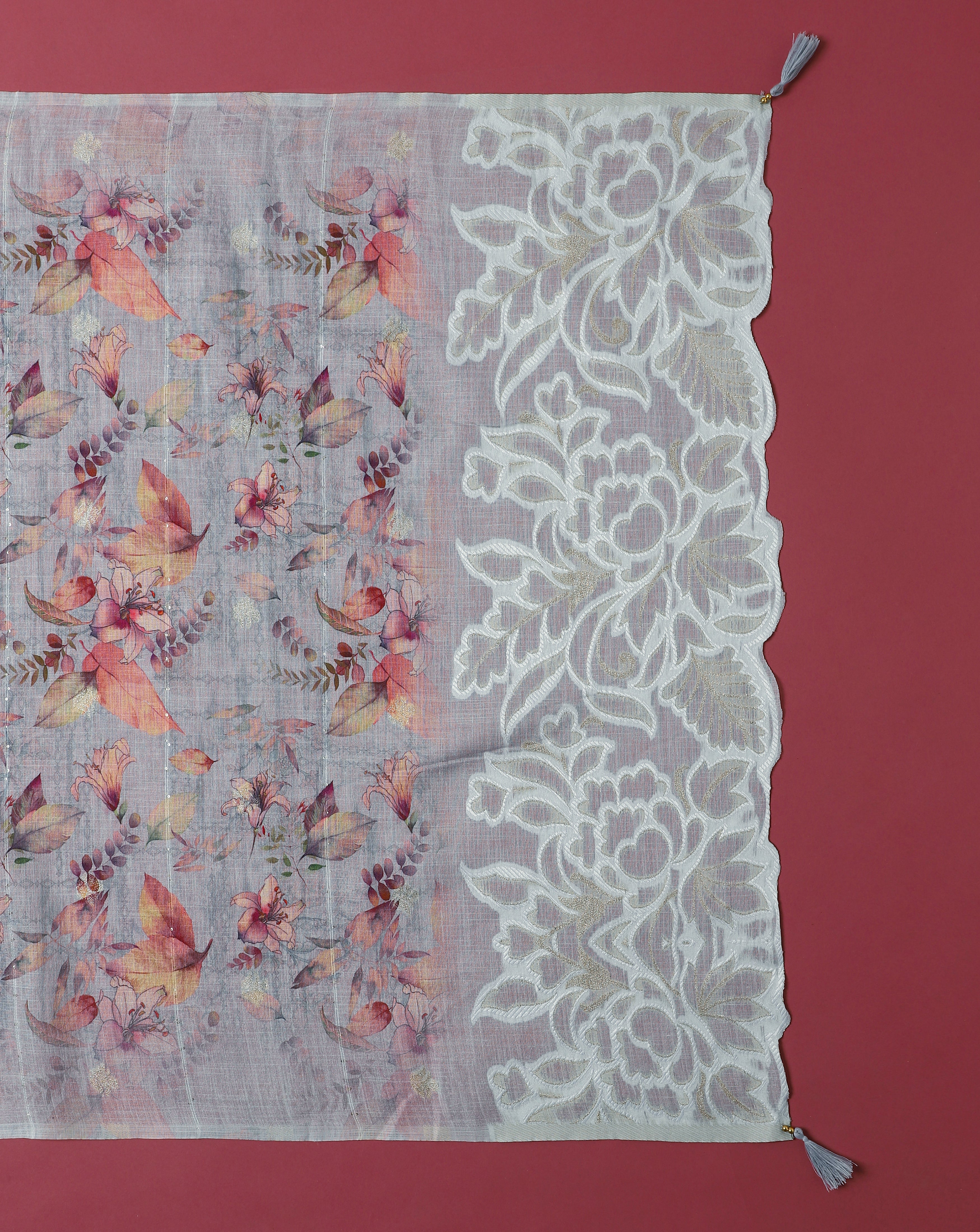 Roze Cotton Linen Suit Set