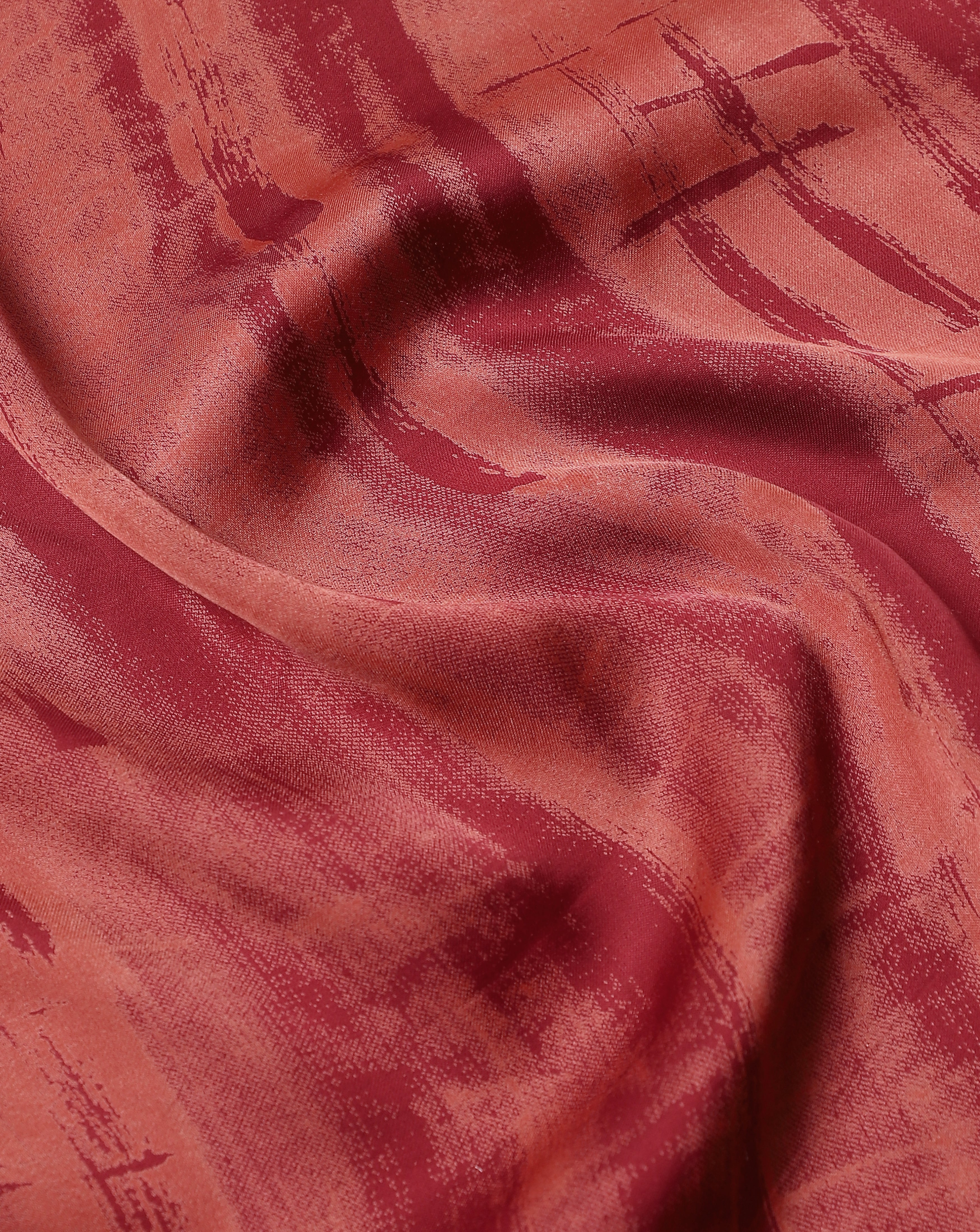 Roze Dual Colour Blend Satin Silk Fabric