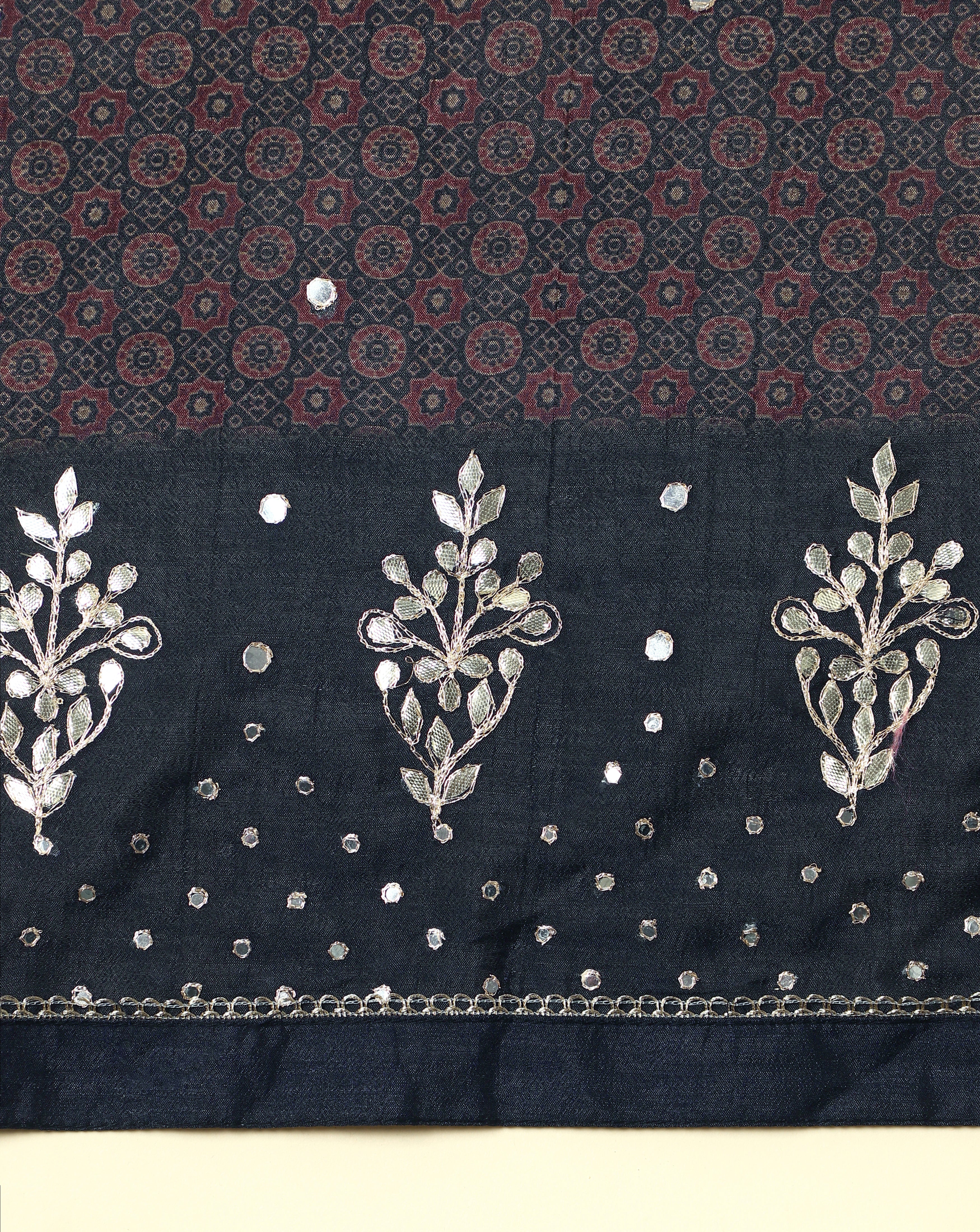 Anokhi Ajrak Printed Suit Set