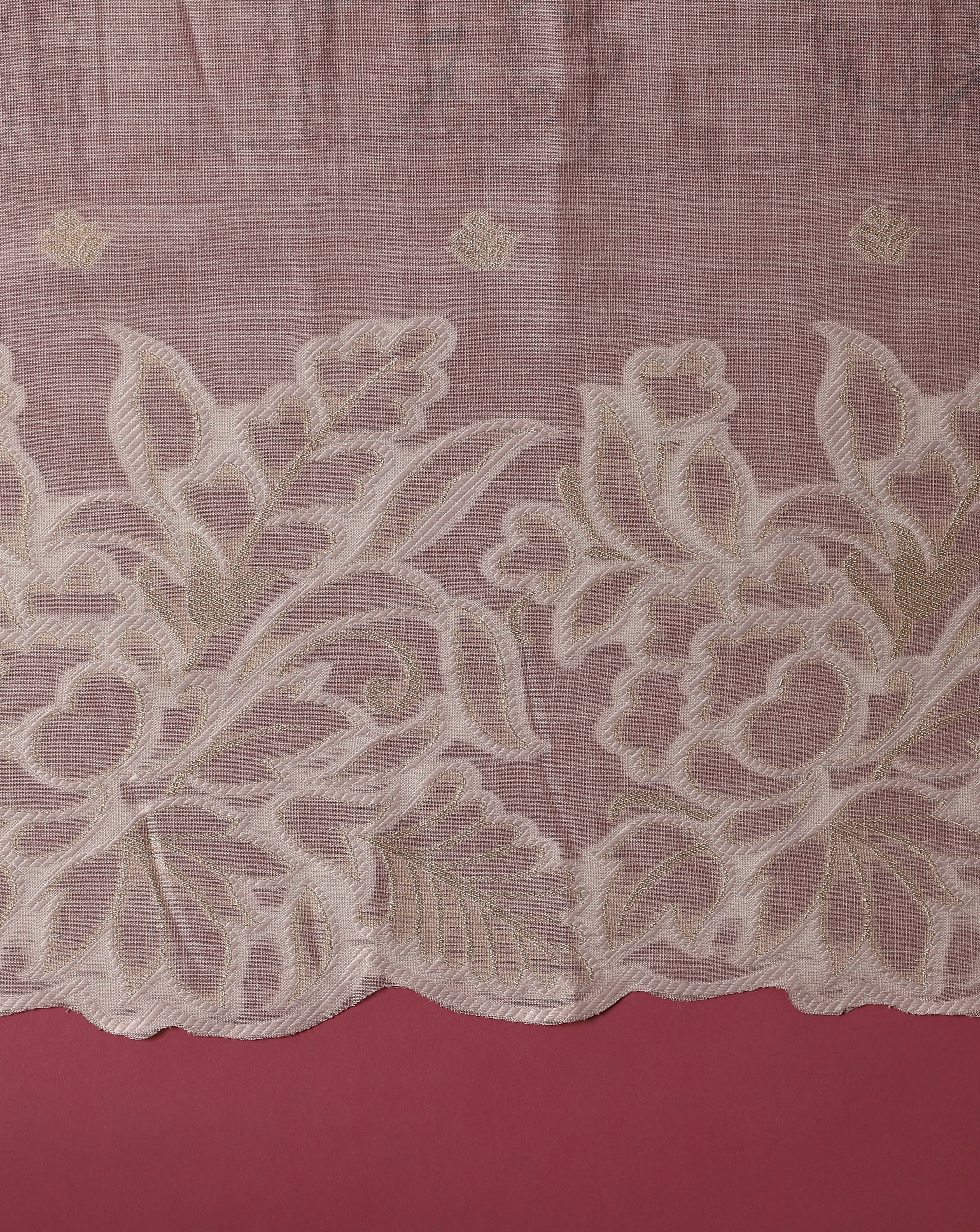 Roze Cotton Linen Suit Set