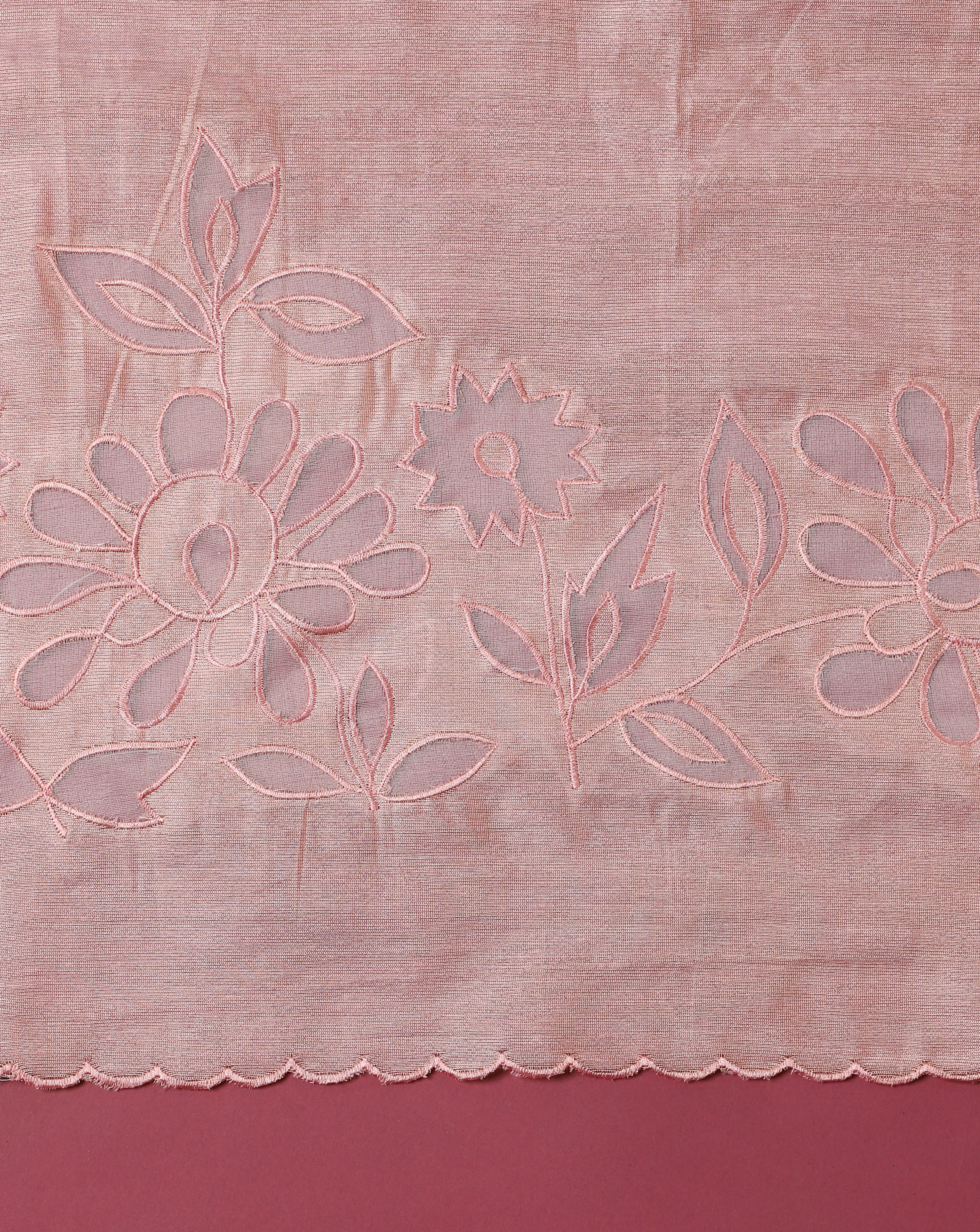 Luxe Applique Cotton Silk Suit Set