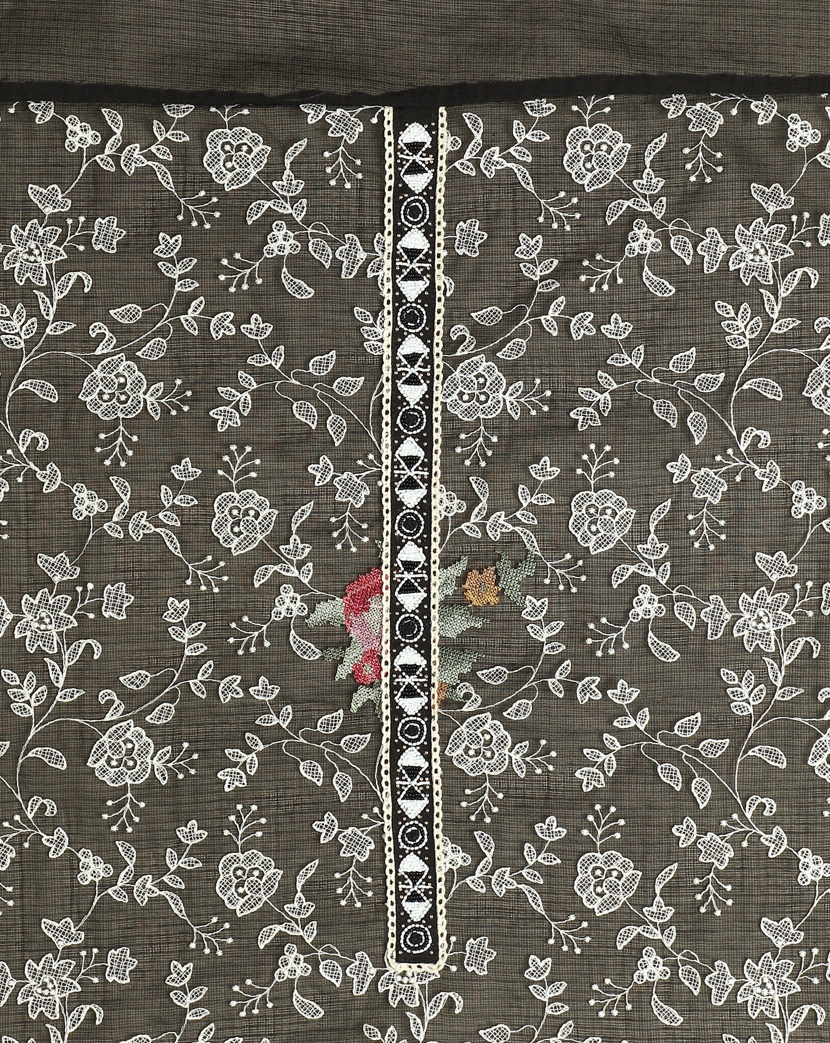 Anokhi Kota Cotton Embroidered Suit Set