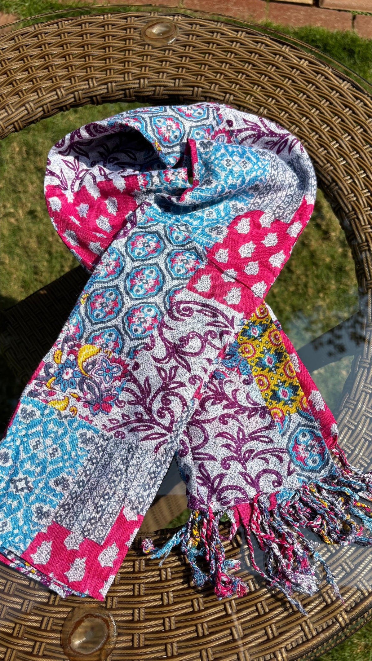 Multicolor Printed Cotton Dupatta Sterling House