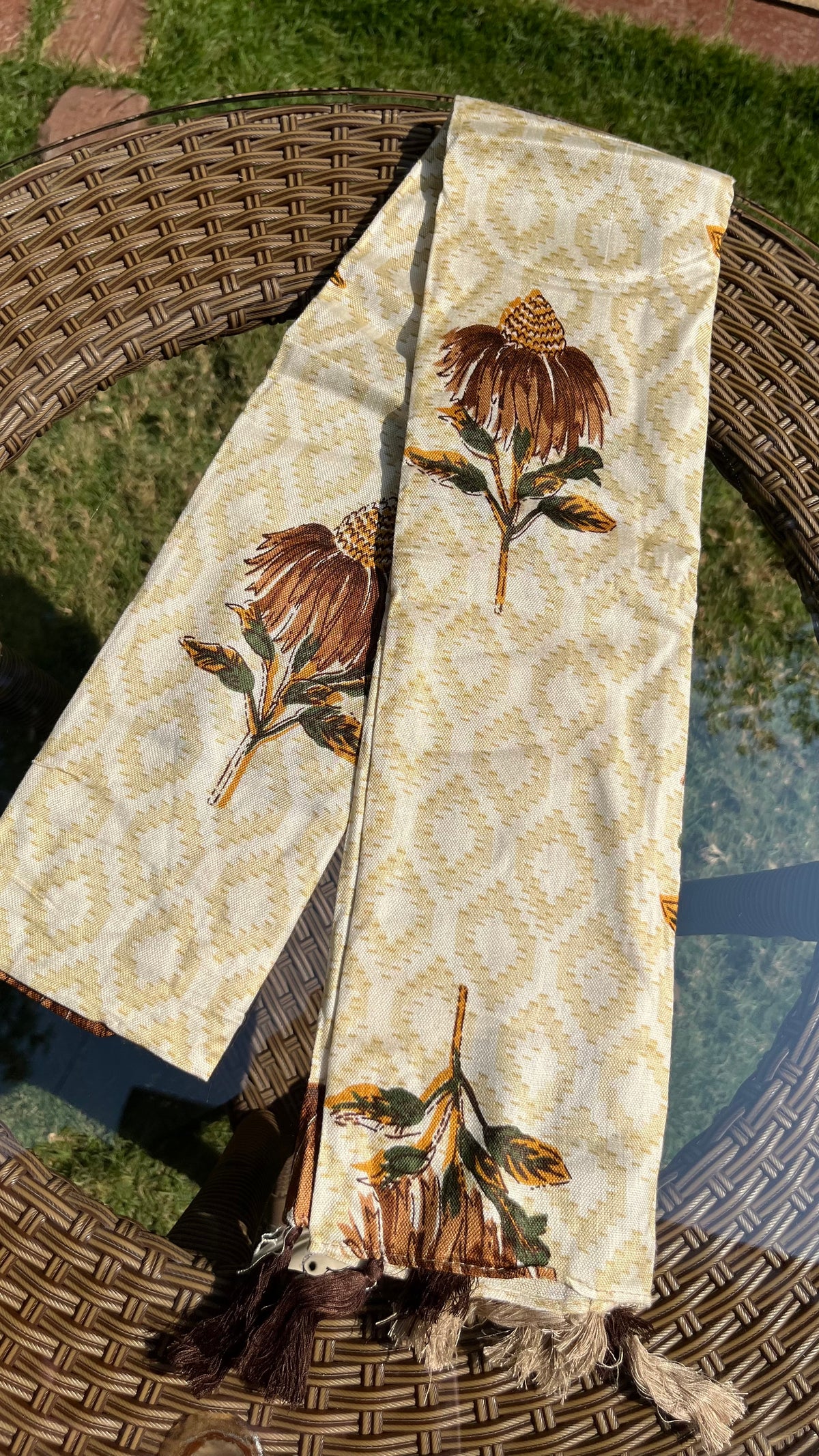 Ivory Printed Dupatta Sterling House