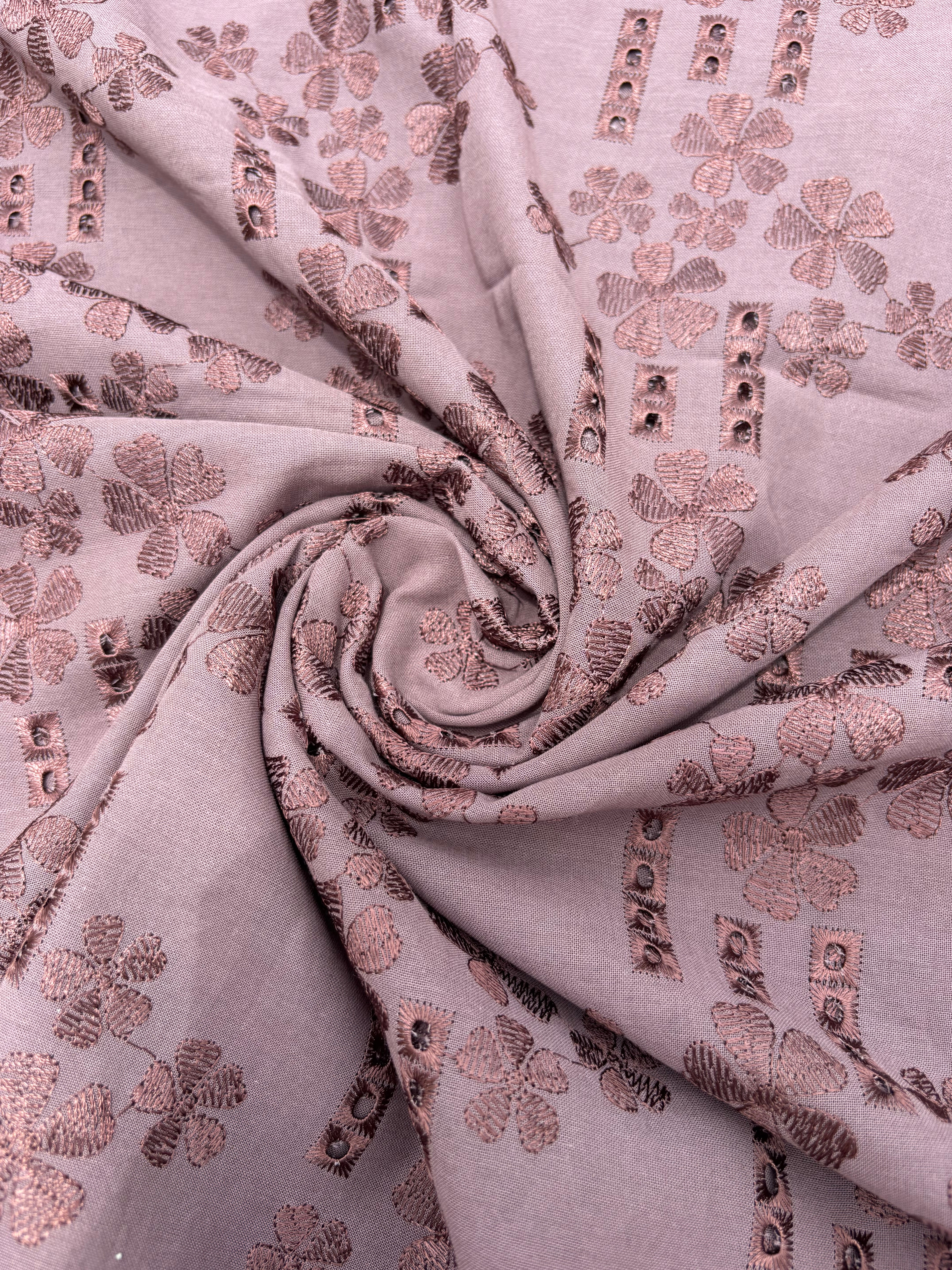 Brown Floral Fabric Sterling House