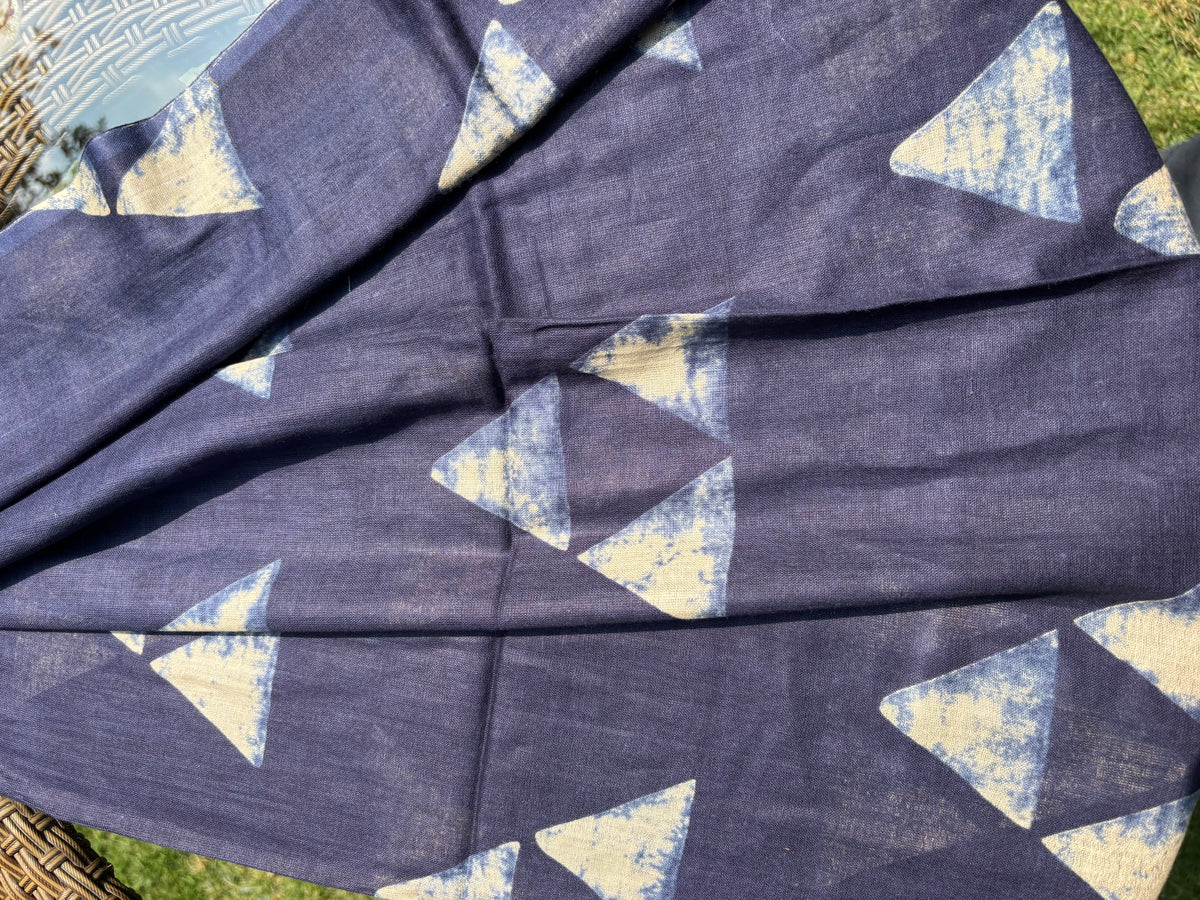 Blue Cotton Printed Dupatta Sterling House