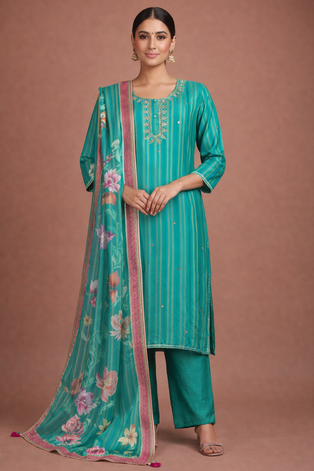 Afreen Muslin Suit set