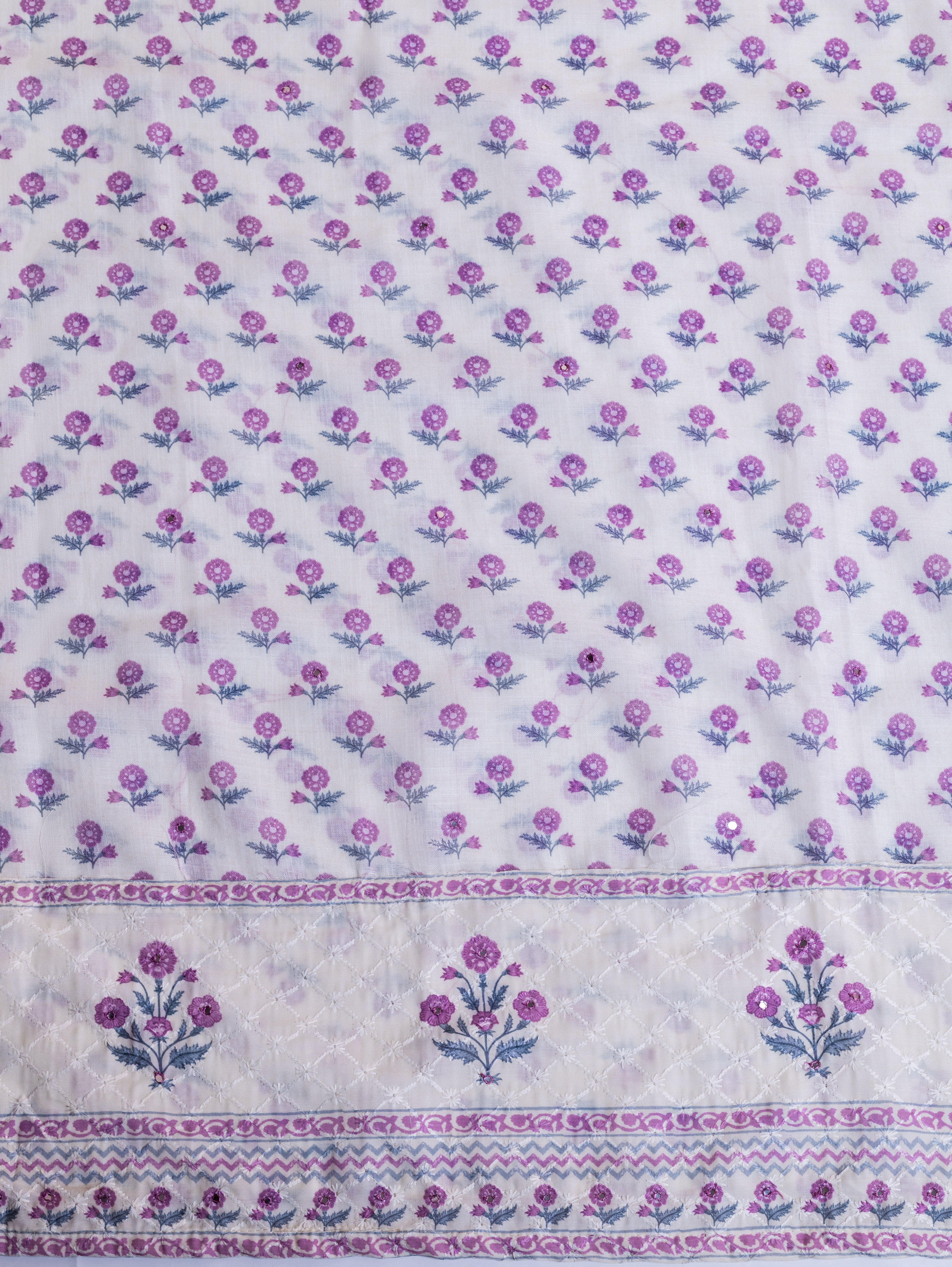 Linen Cotton printed suit set