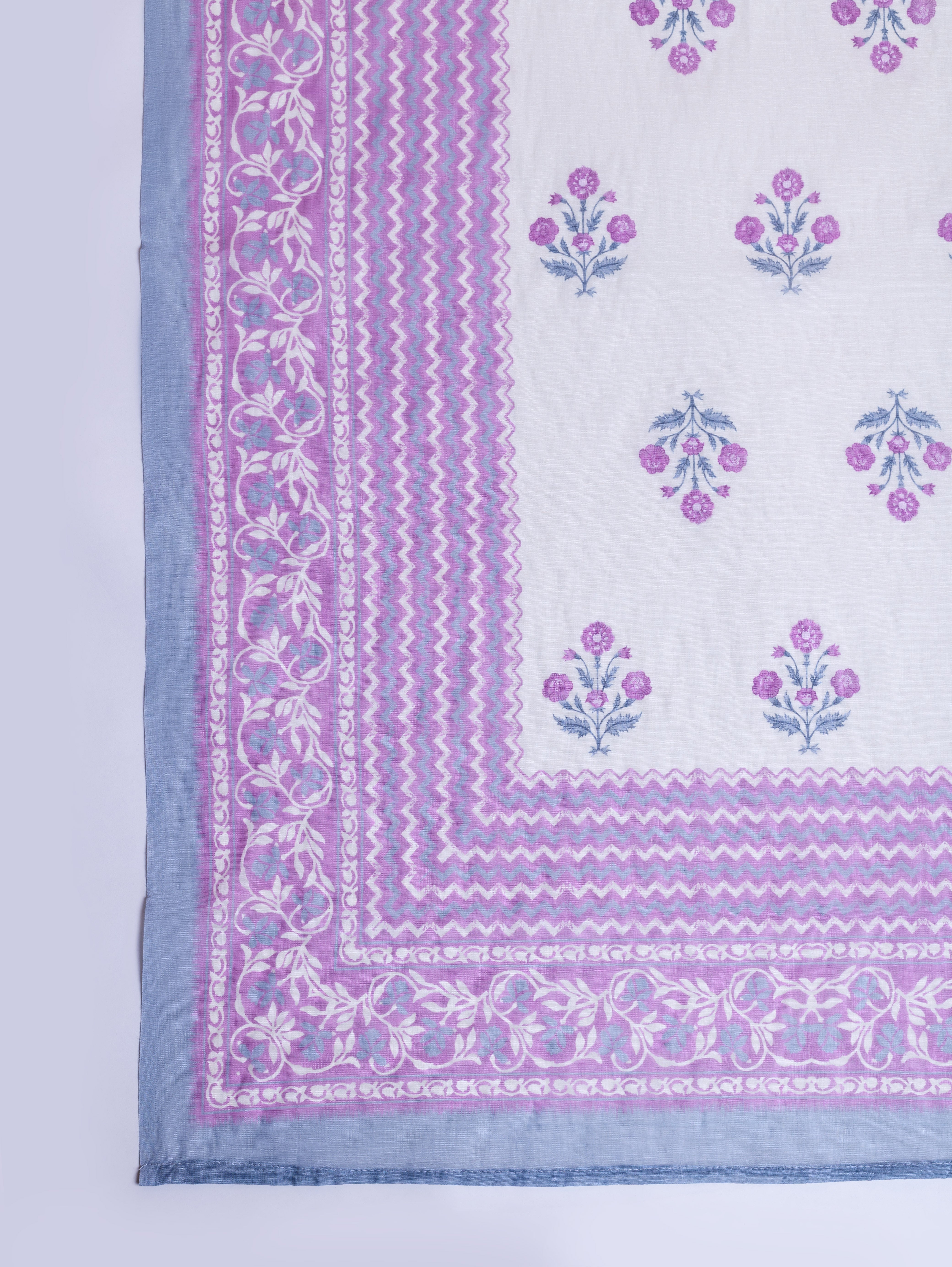 Linen Cotton printed suit set