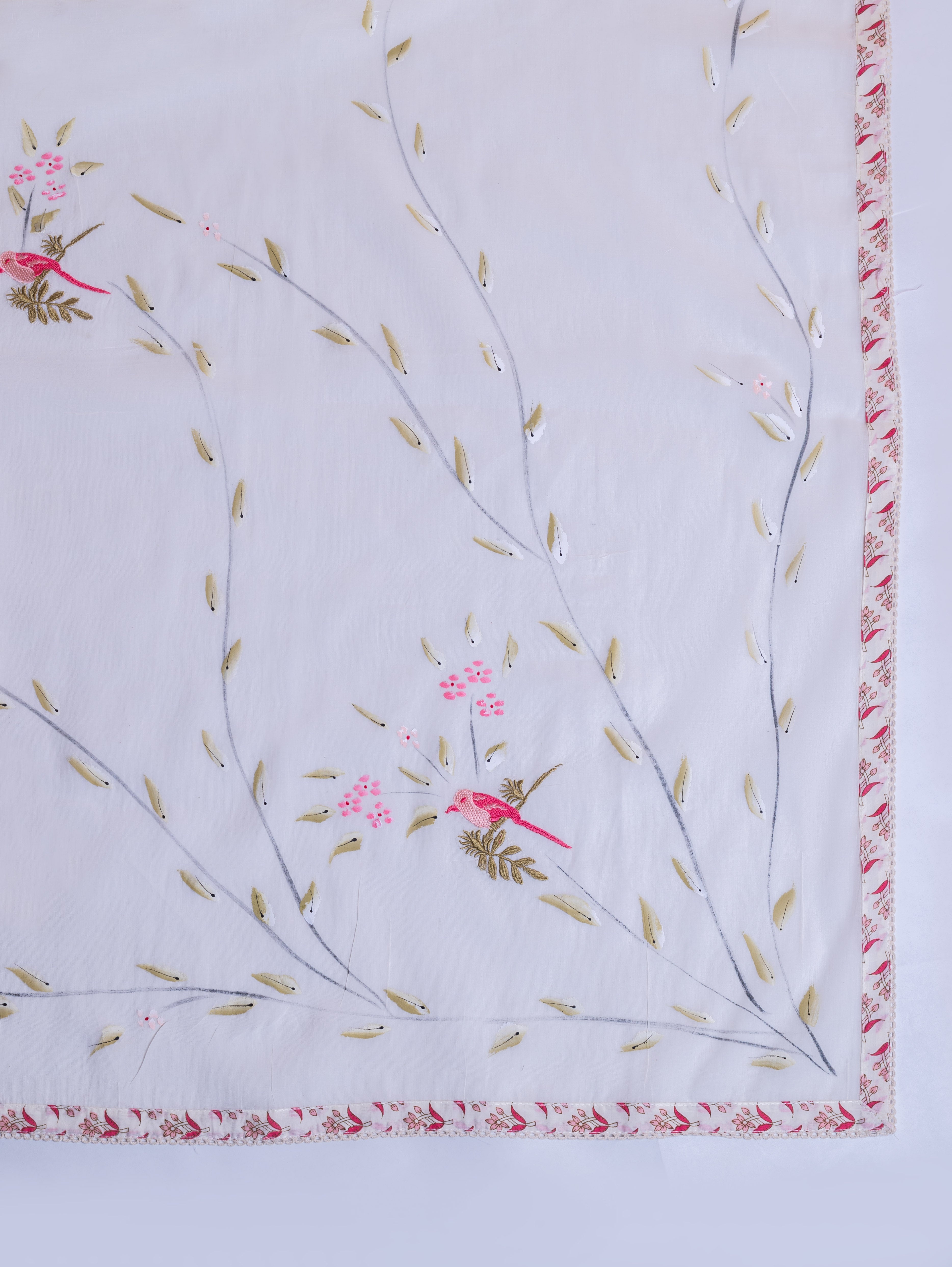 Afreen Pink Cotton Suit Set