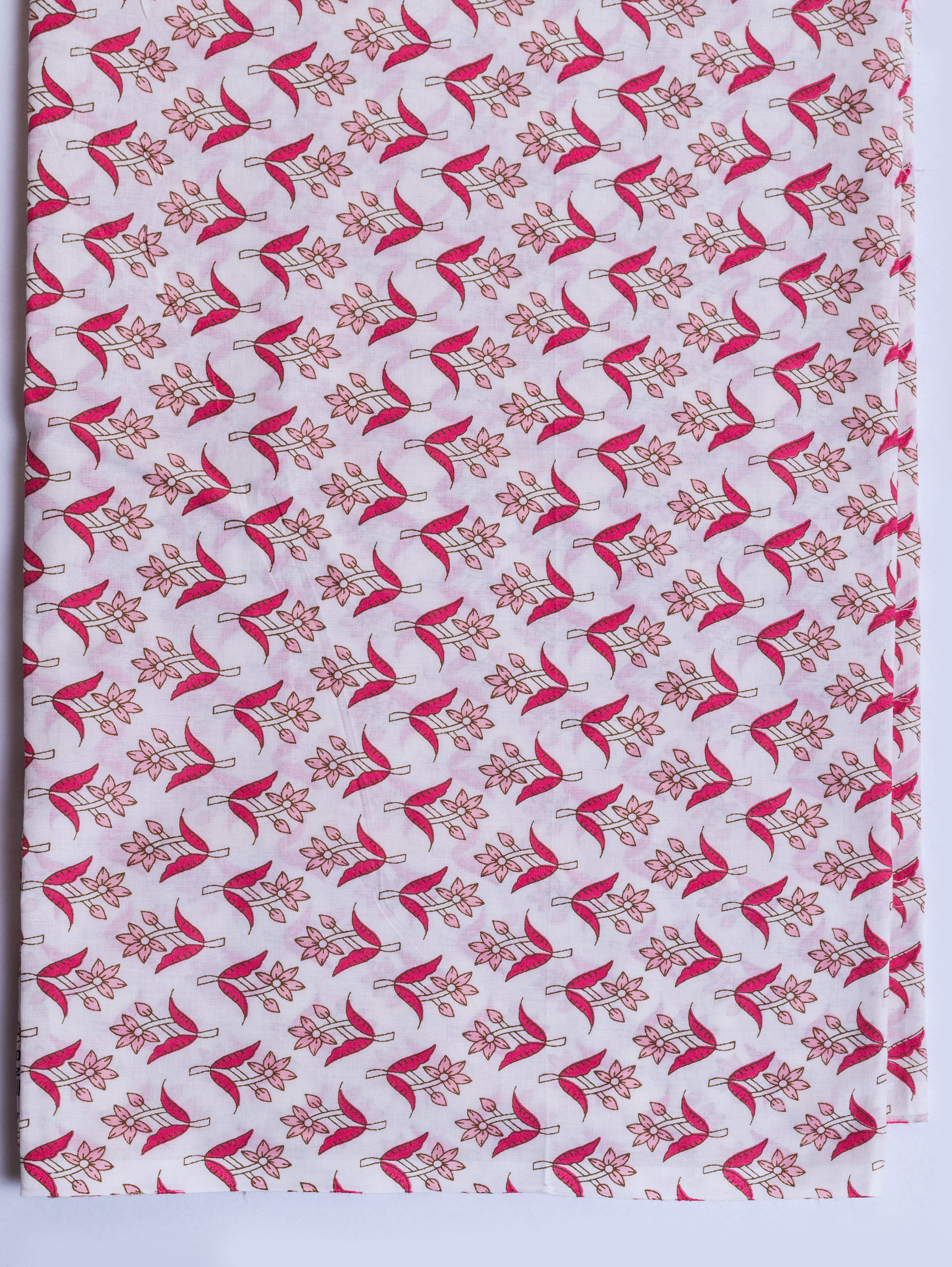 Afreen Pink Cotton Suit Set