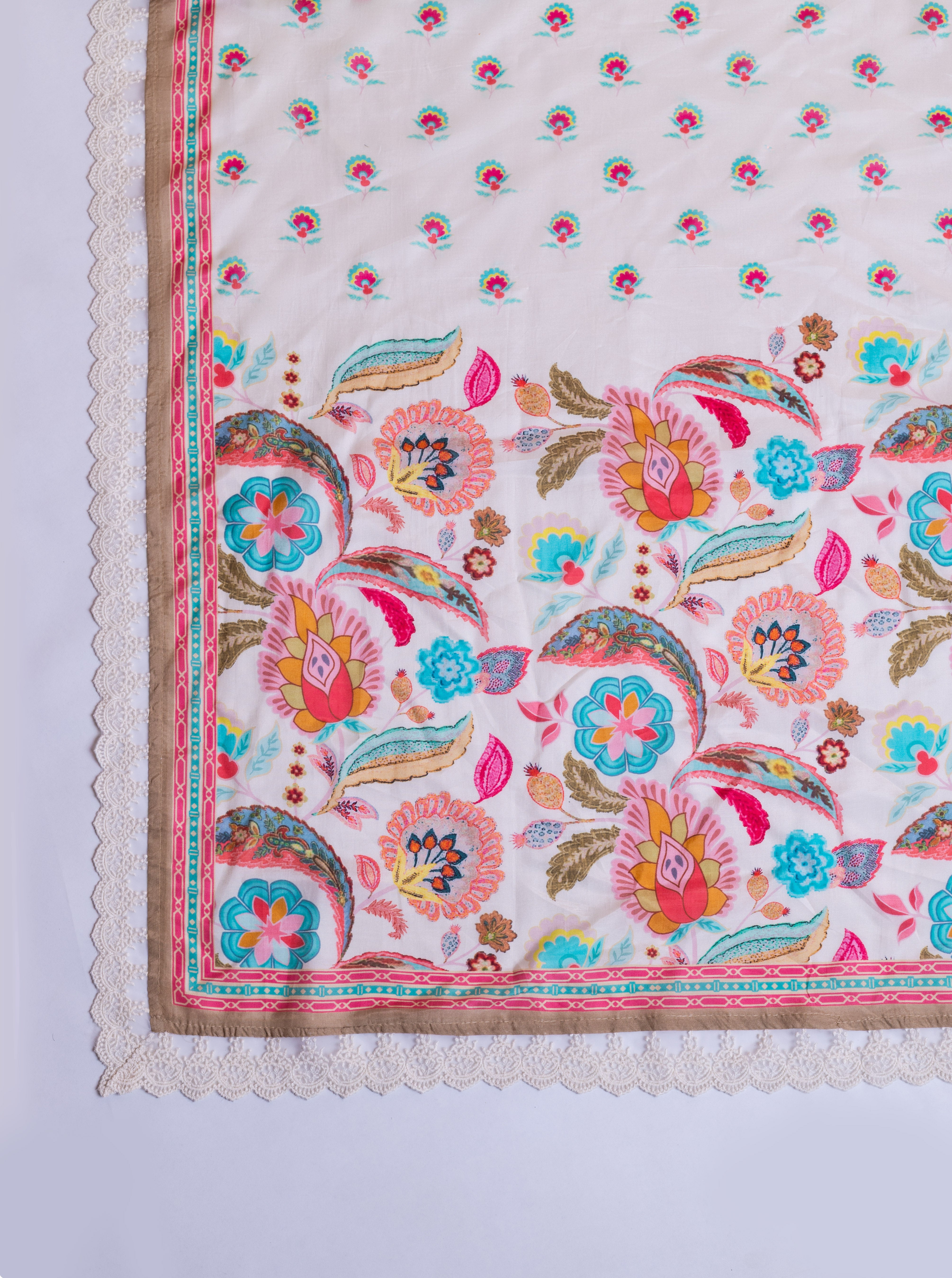 Afreen Multi-colour Muslin Suit Set