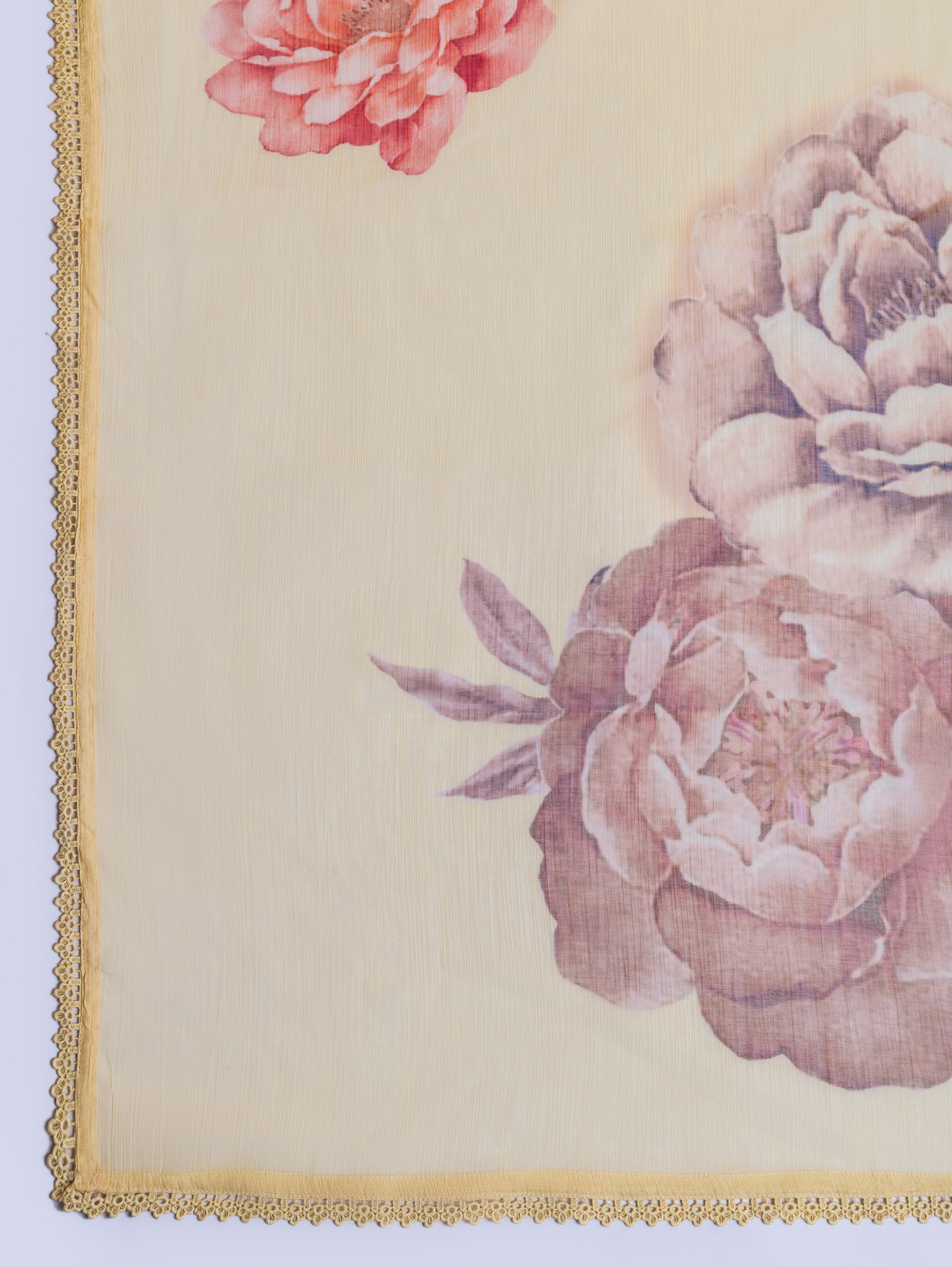 Linen Yellow Linen Cotton Suit Set