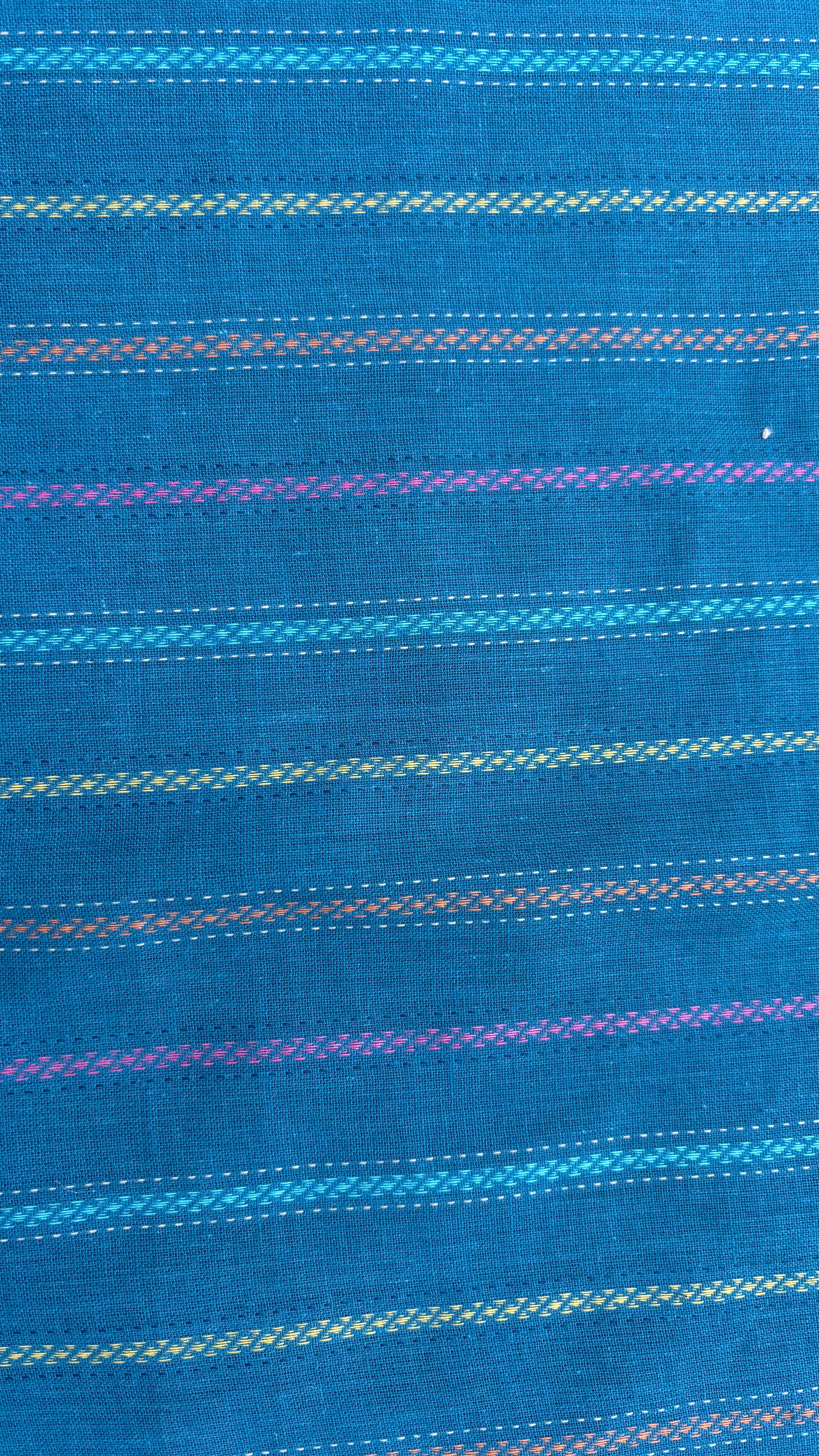 Blue Cotton Fabric Sterling House