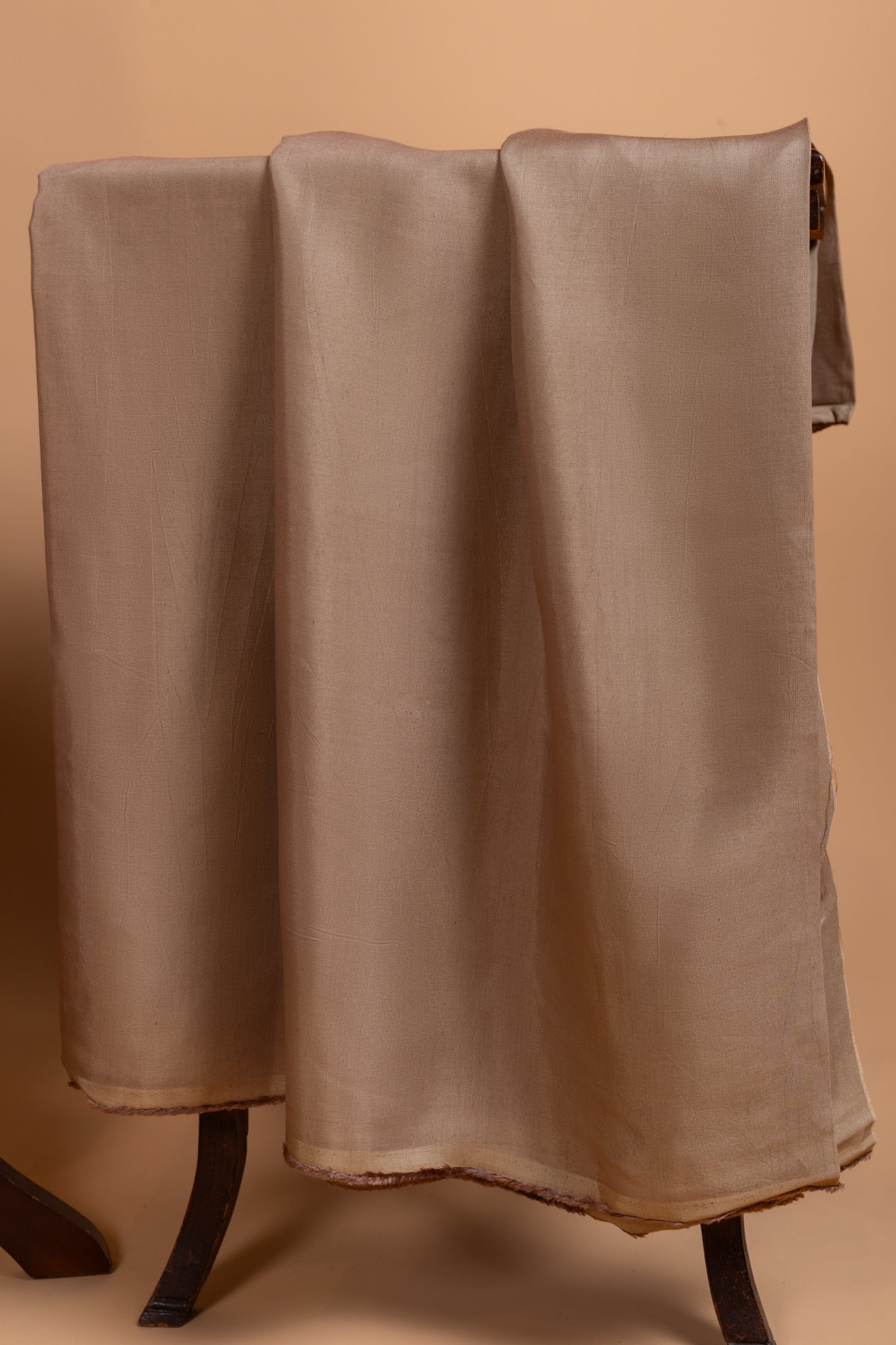 Anokhi Beige Cotton Unstitched Suit set