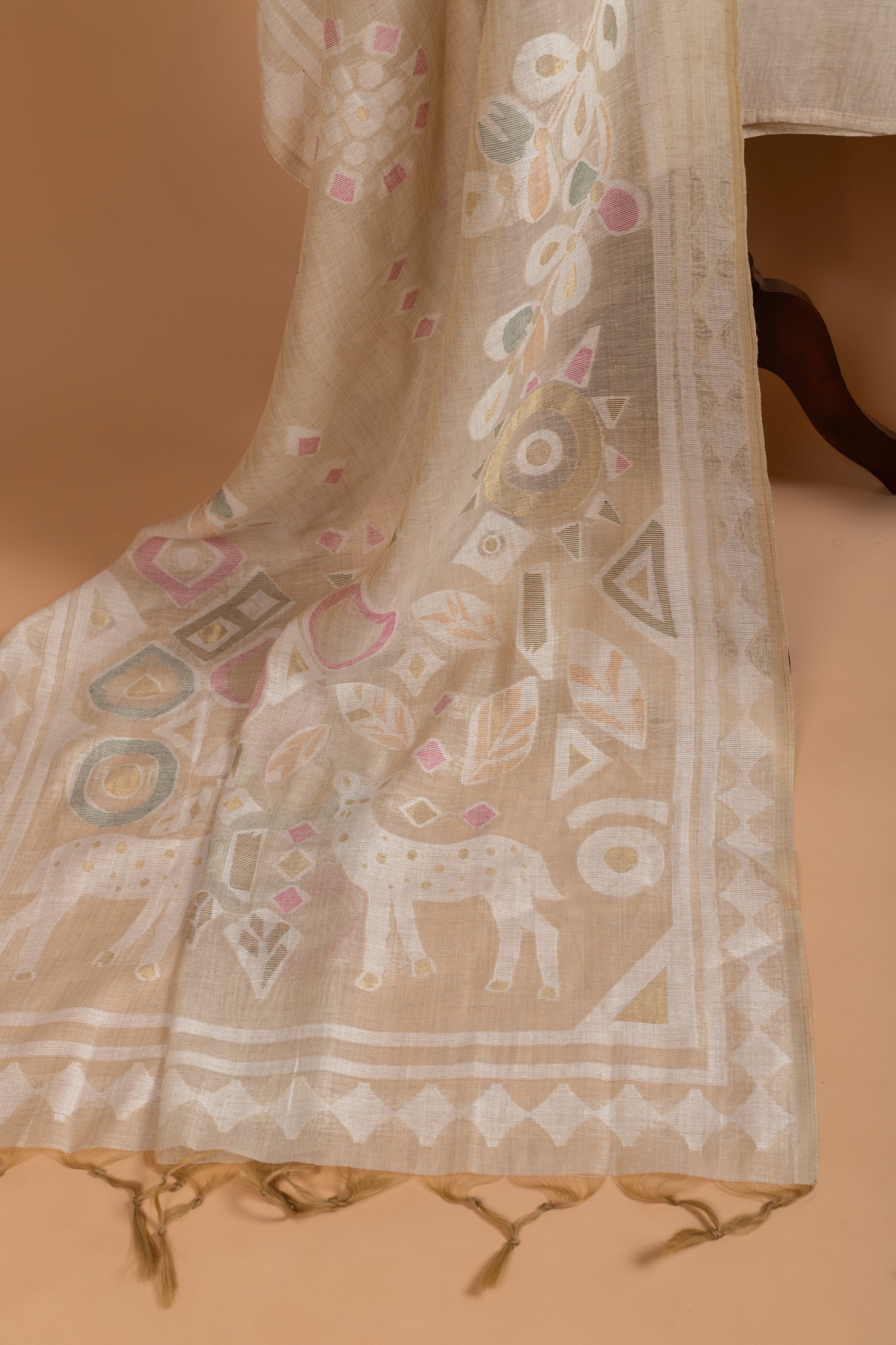 Linen Cotton Unstitched suit set