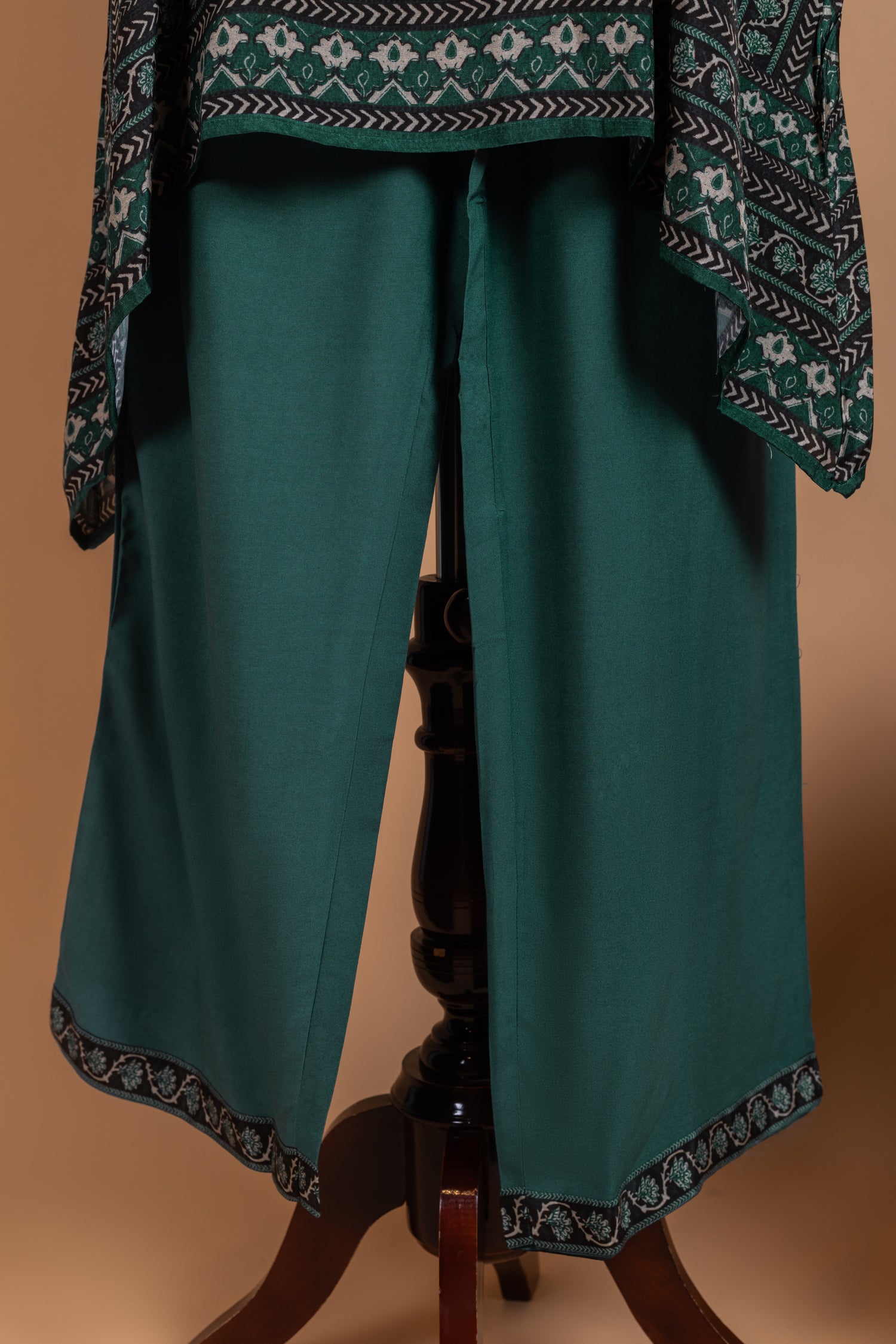 Luxe Teal Muslin Readymade set