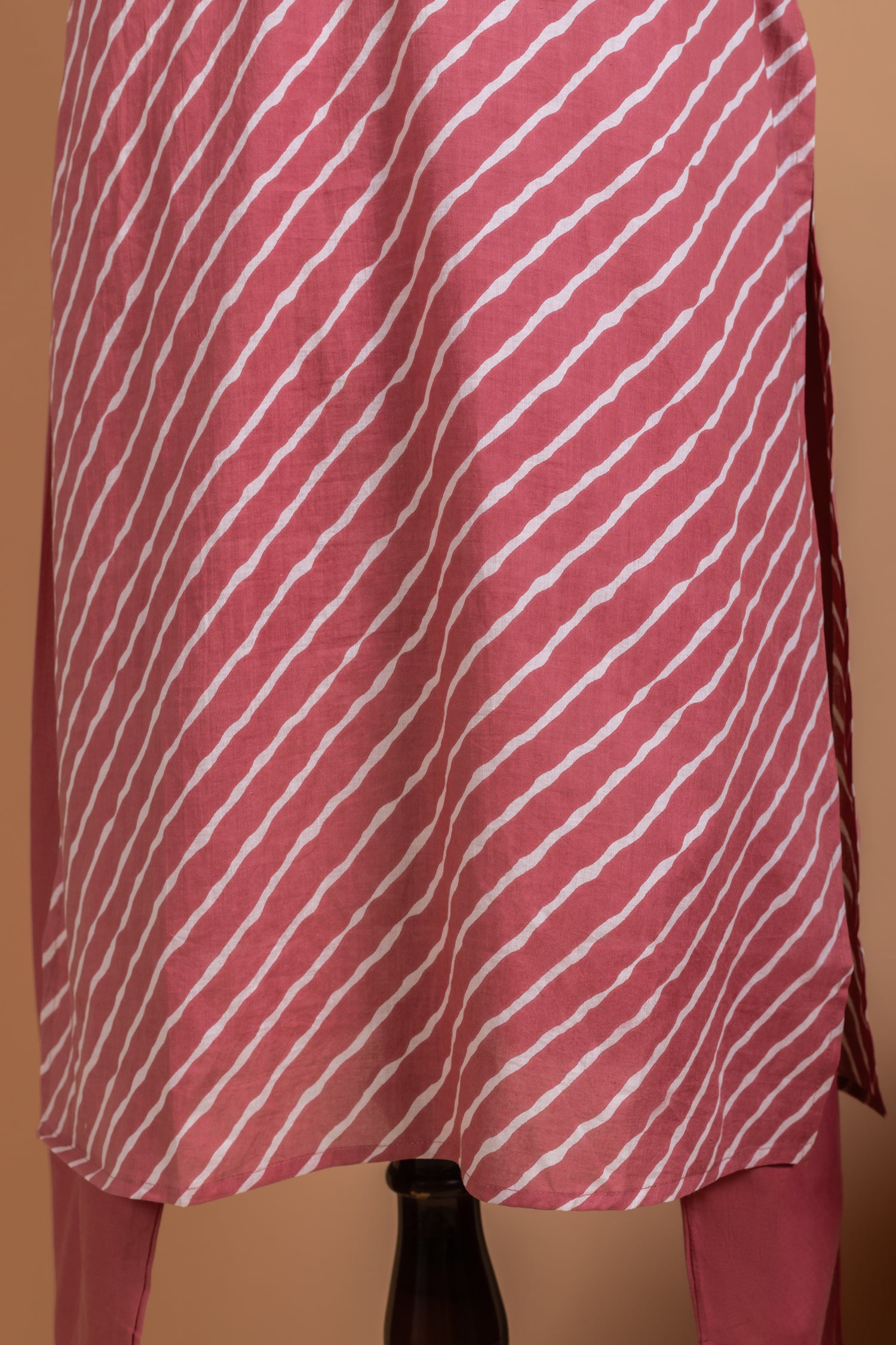 Anokhi Pink Bandhani Cotton Readymade Set