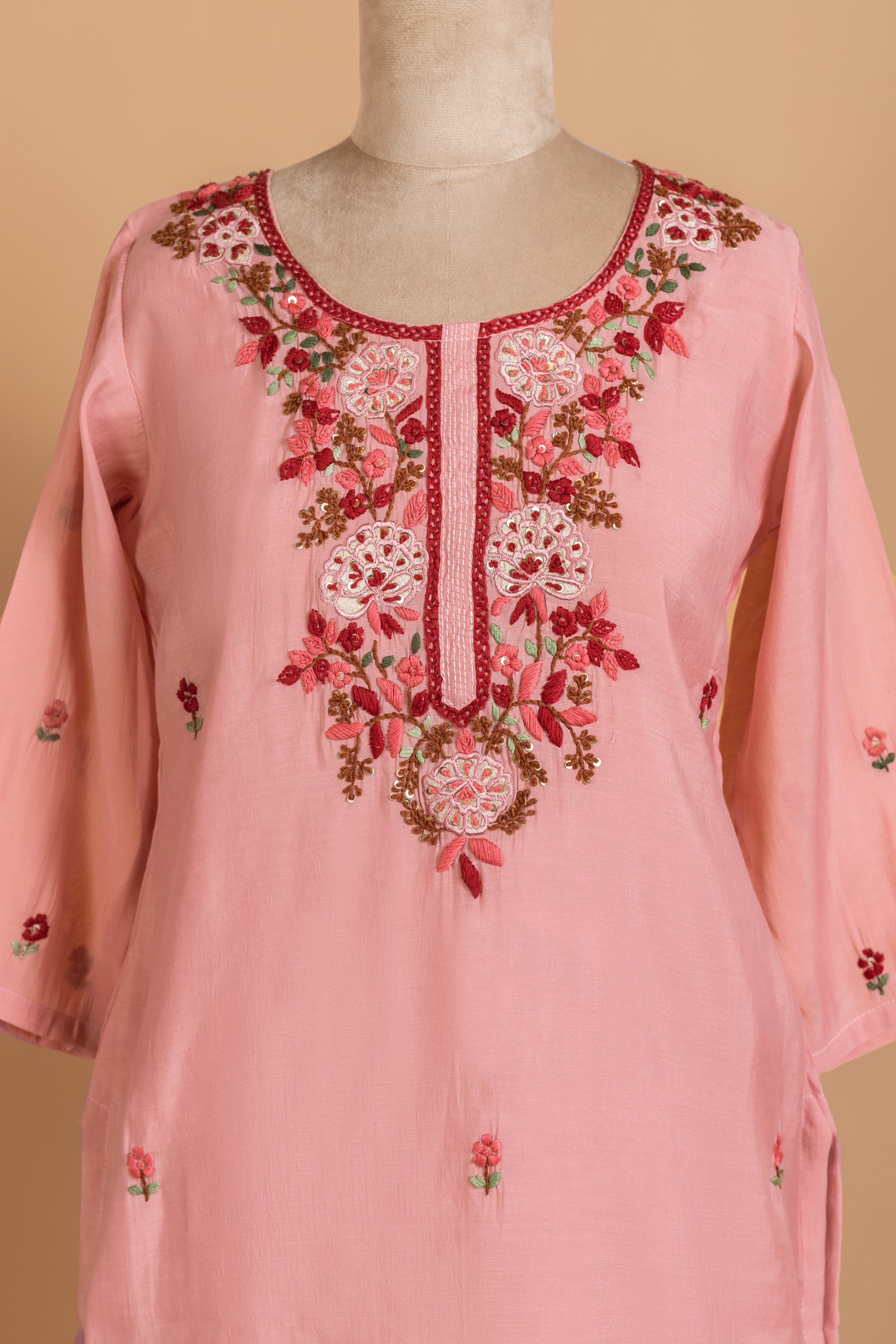 Roze Pink Cotton Readymade Set