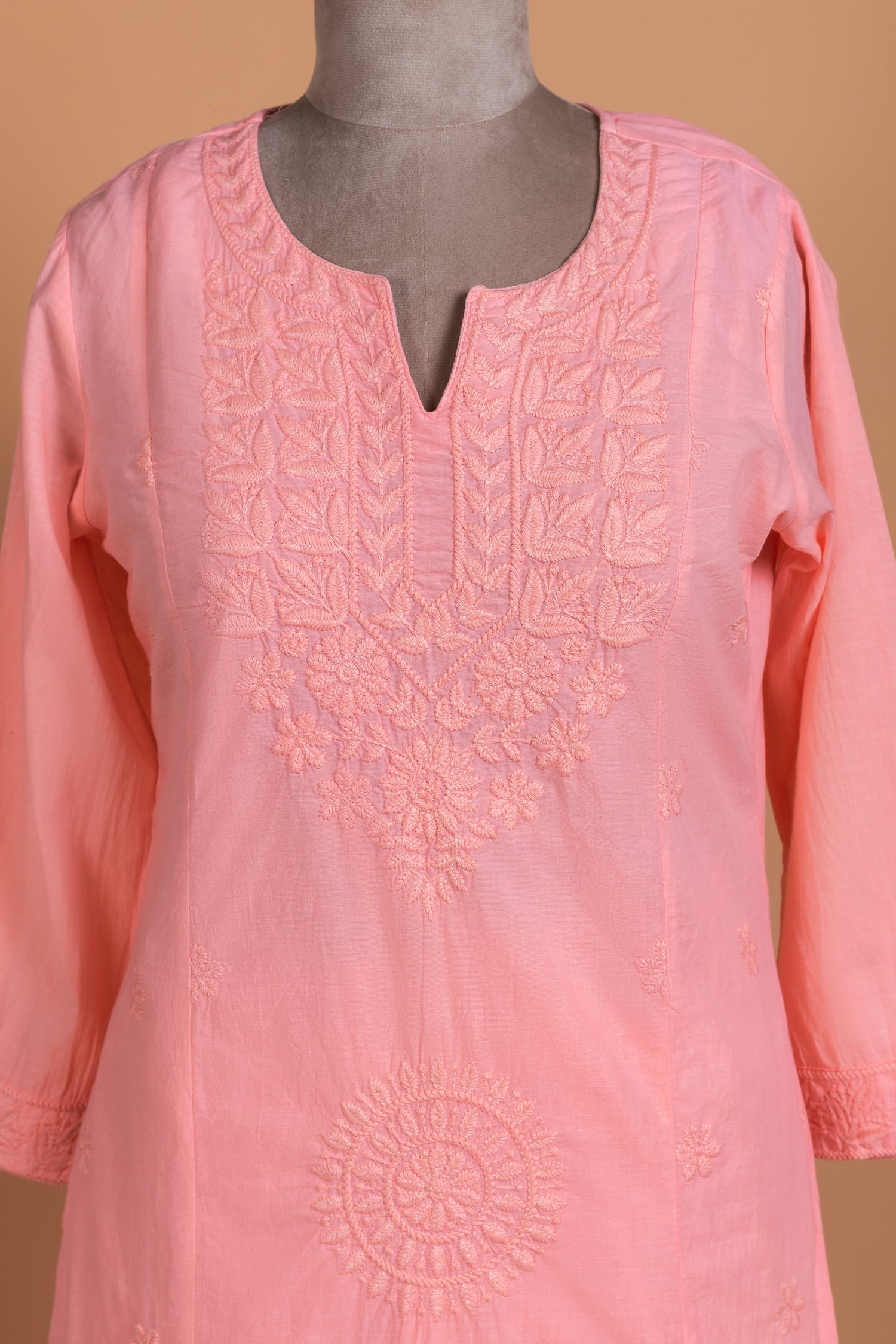 Afreen Pink Cotton Readymade set