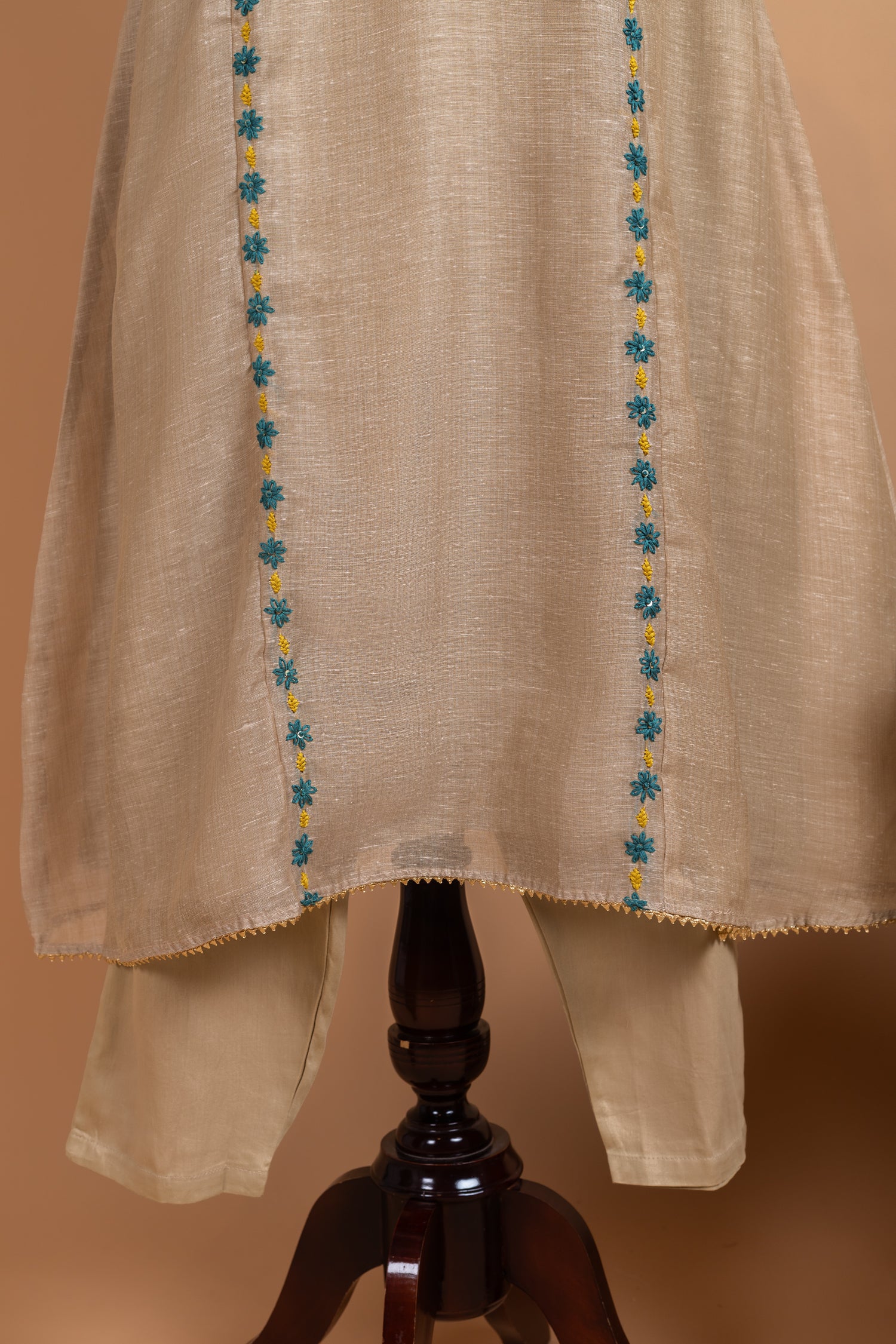 Linen Cotton Beige Readymade set