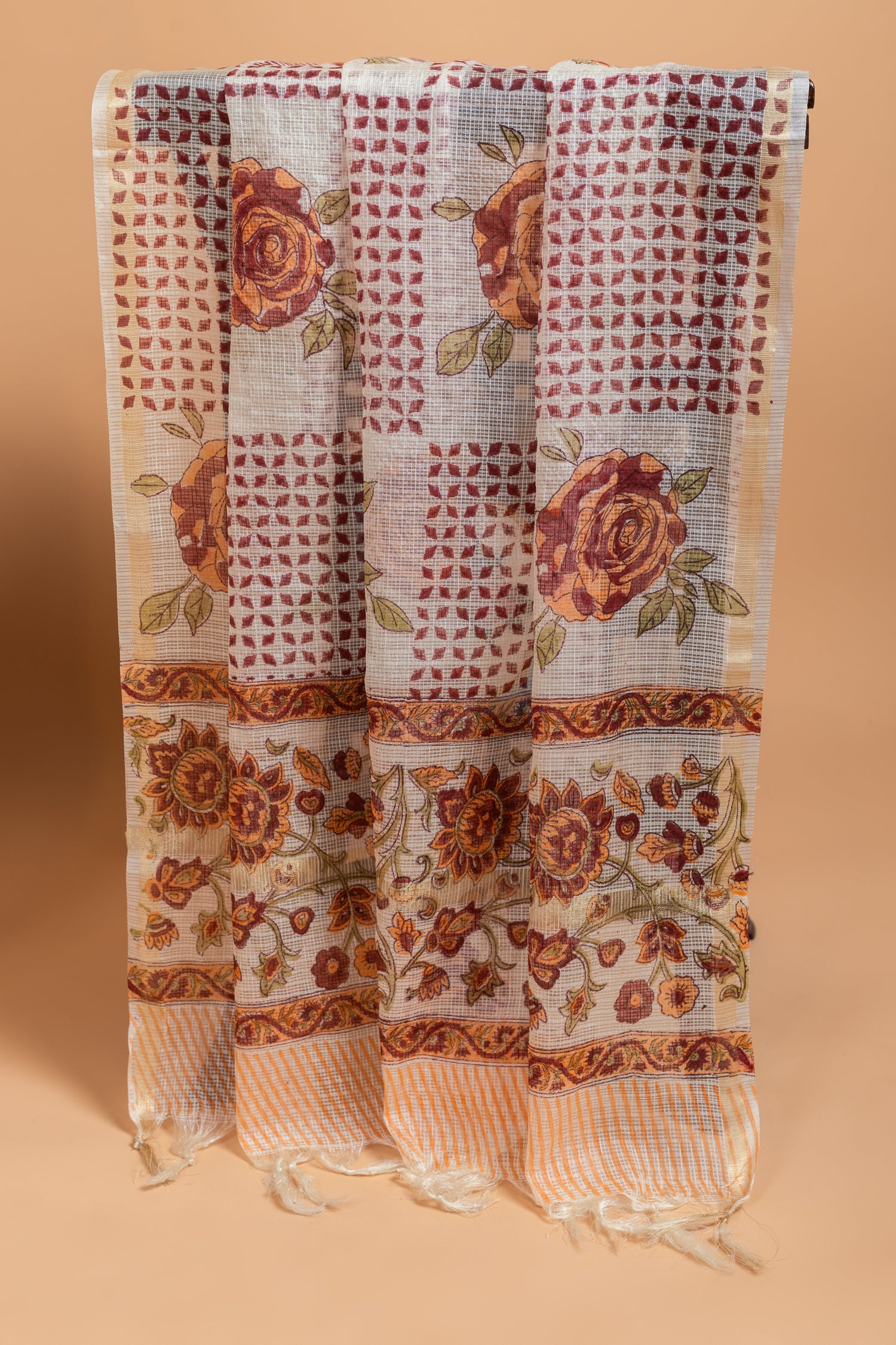 Afreen Off-White Cotton Readymade Set