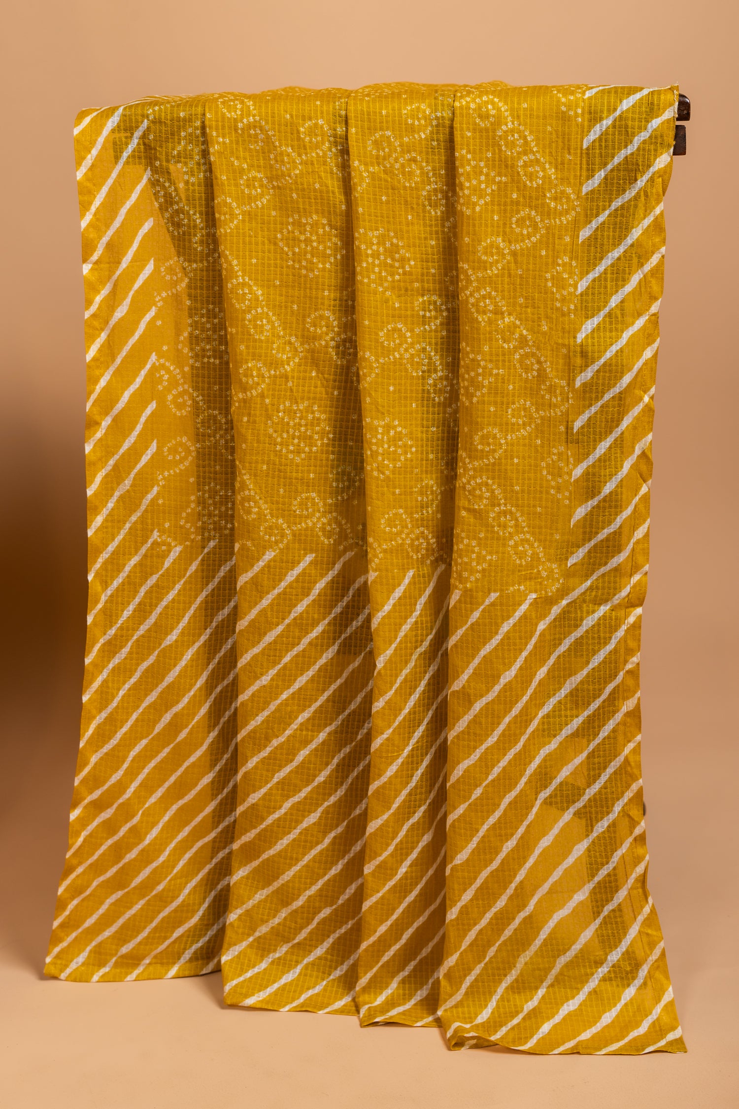 Anokhi Lime-yellow Bandhani Cotton Readymade Set Sterling House