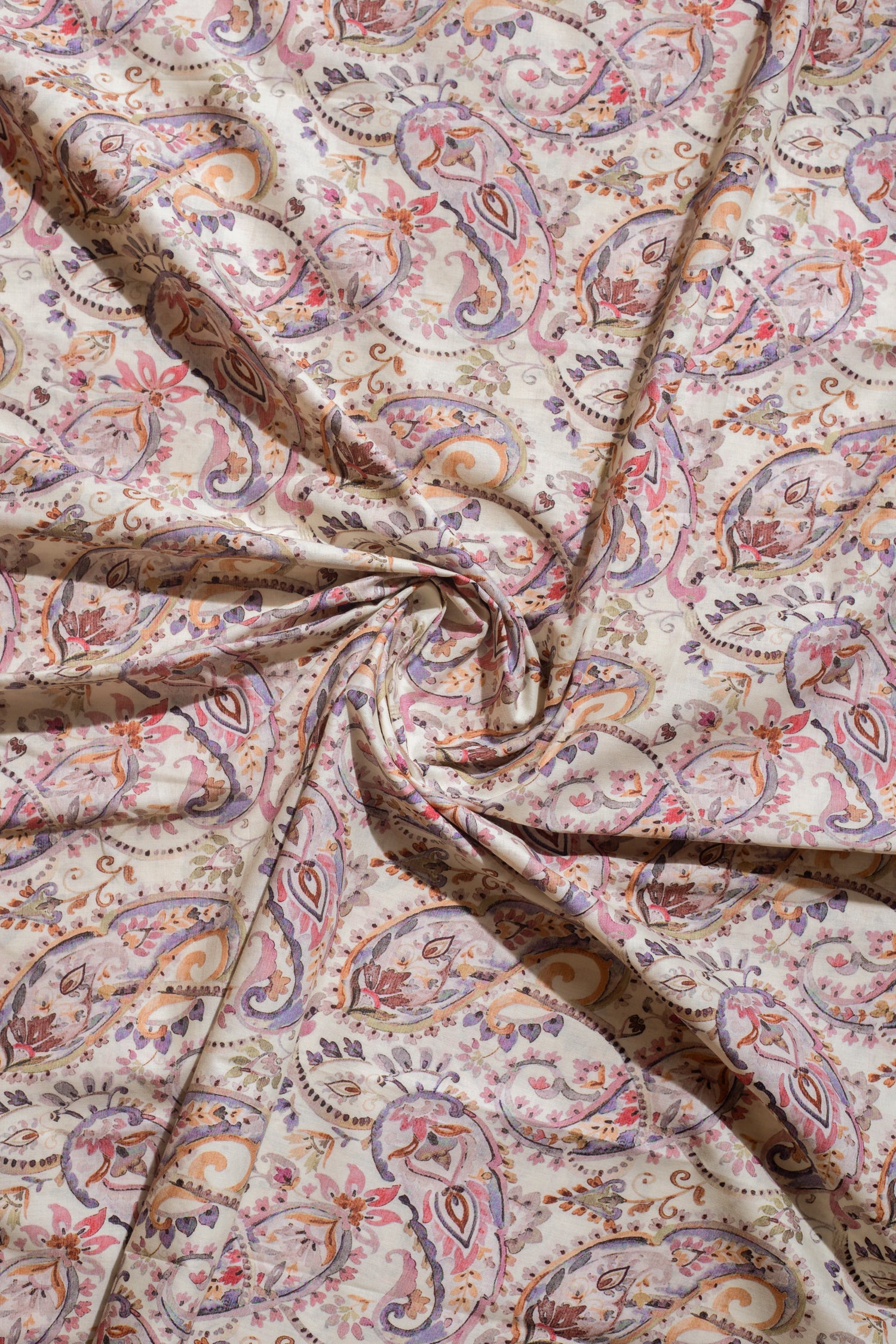 Afreen Soft Blossom Printed Cotton Blend fabric