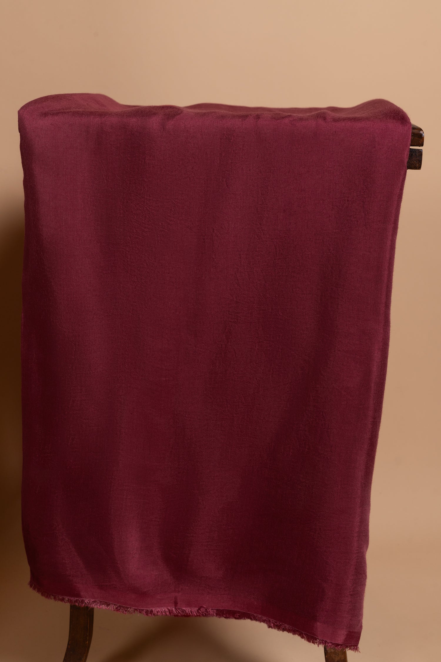 Luxe Shimmer Silk Beige With maroon unstitched Suit Set