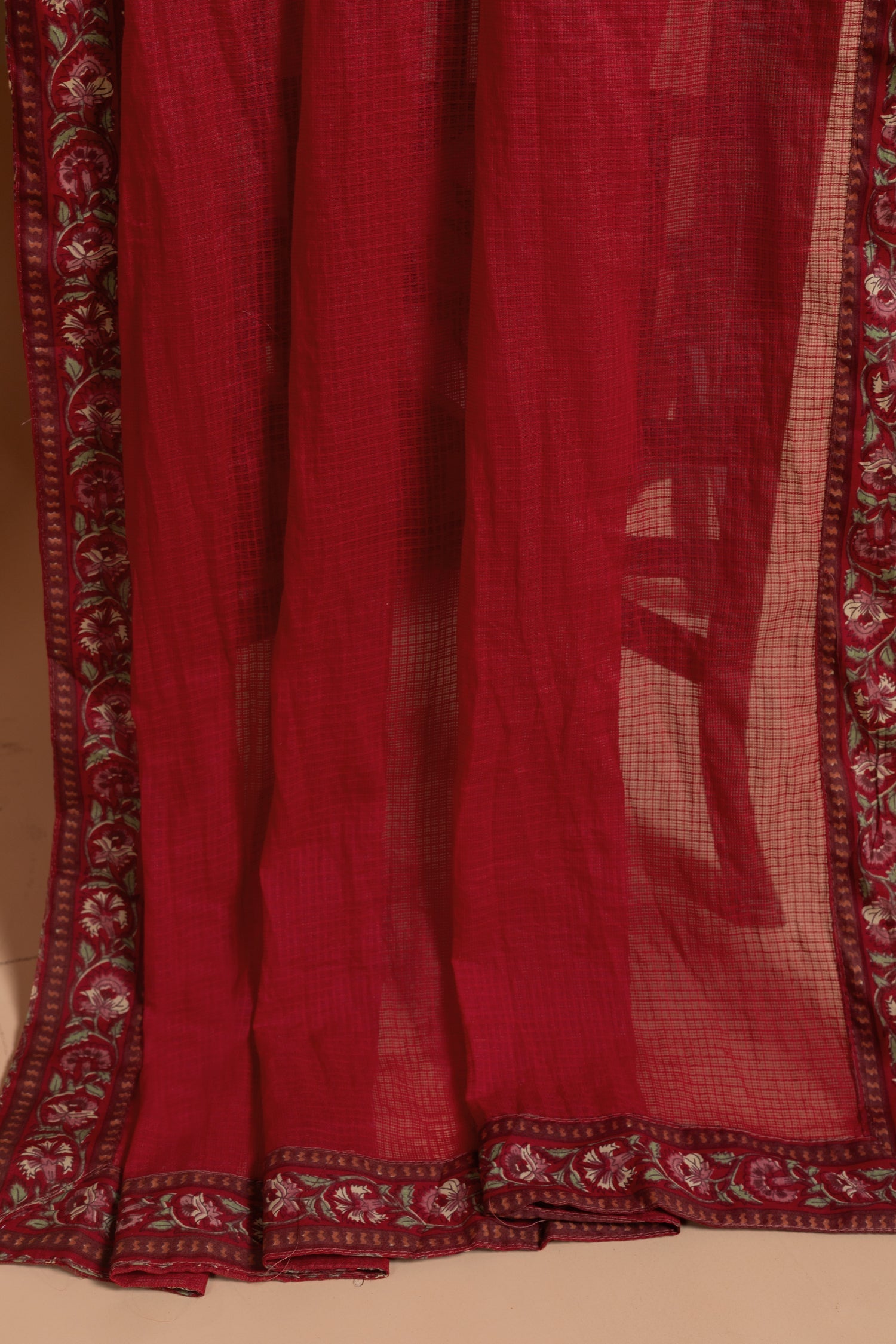 Afreen Red Cotton Readymade Set Sterling House