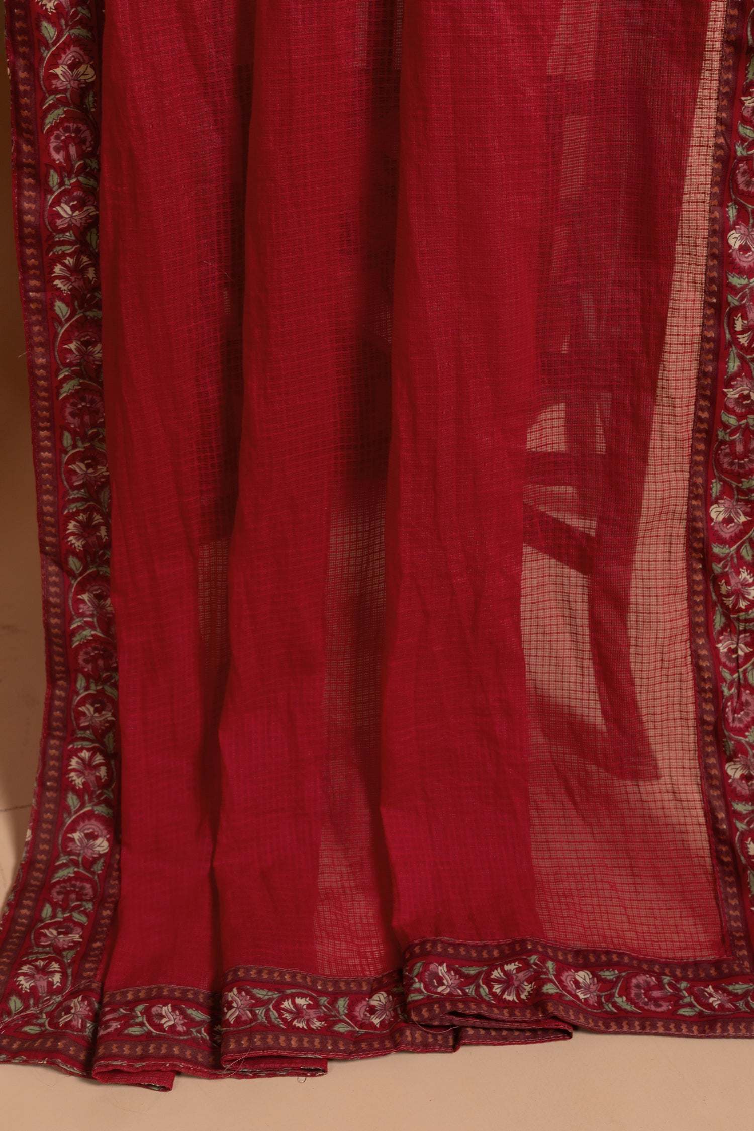 Afreen Red Cotton Readymade Set