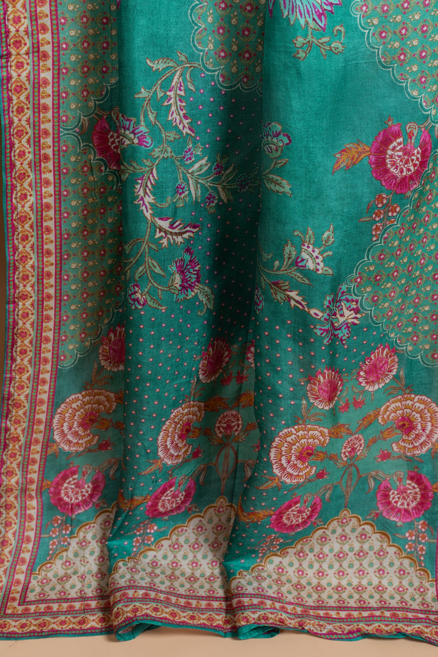 Luxe Muslin Light Green Readymade Set