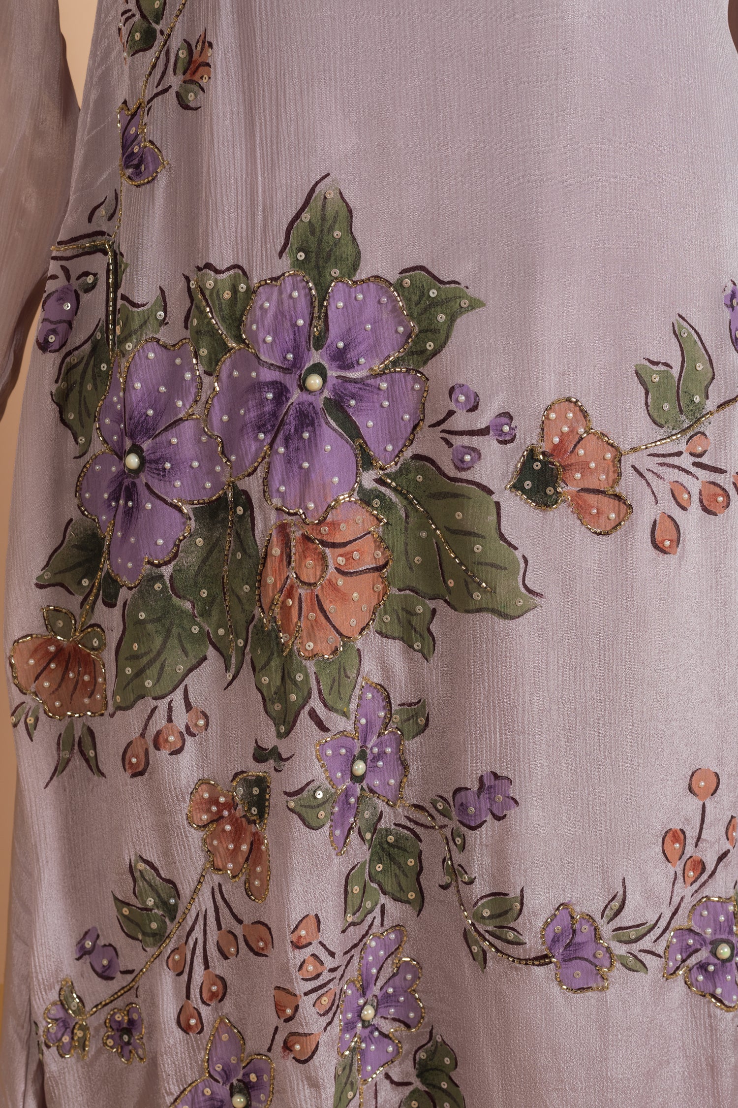 Luxe Lilac Chinnon Anarakli Set