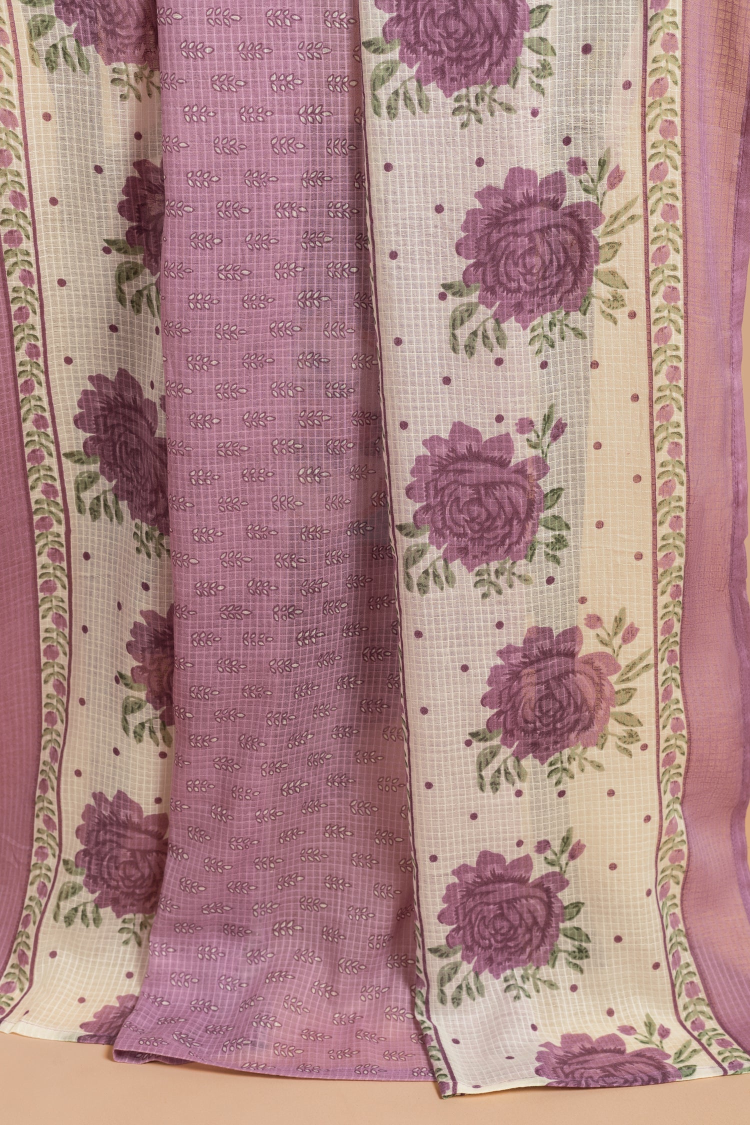 Afreen Purple Cotton Readymade Set Sterling House