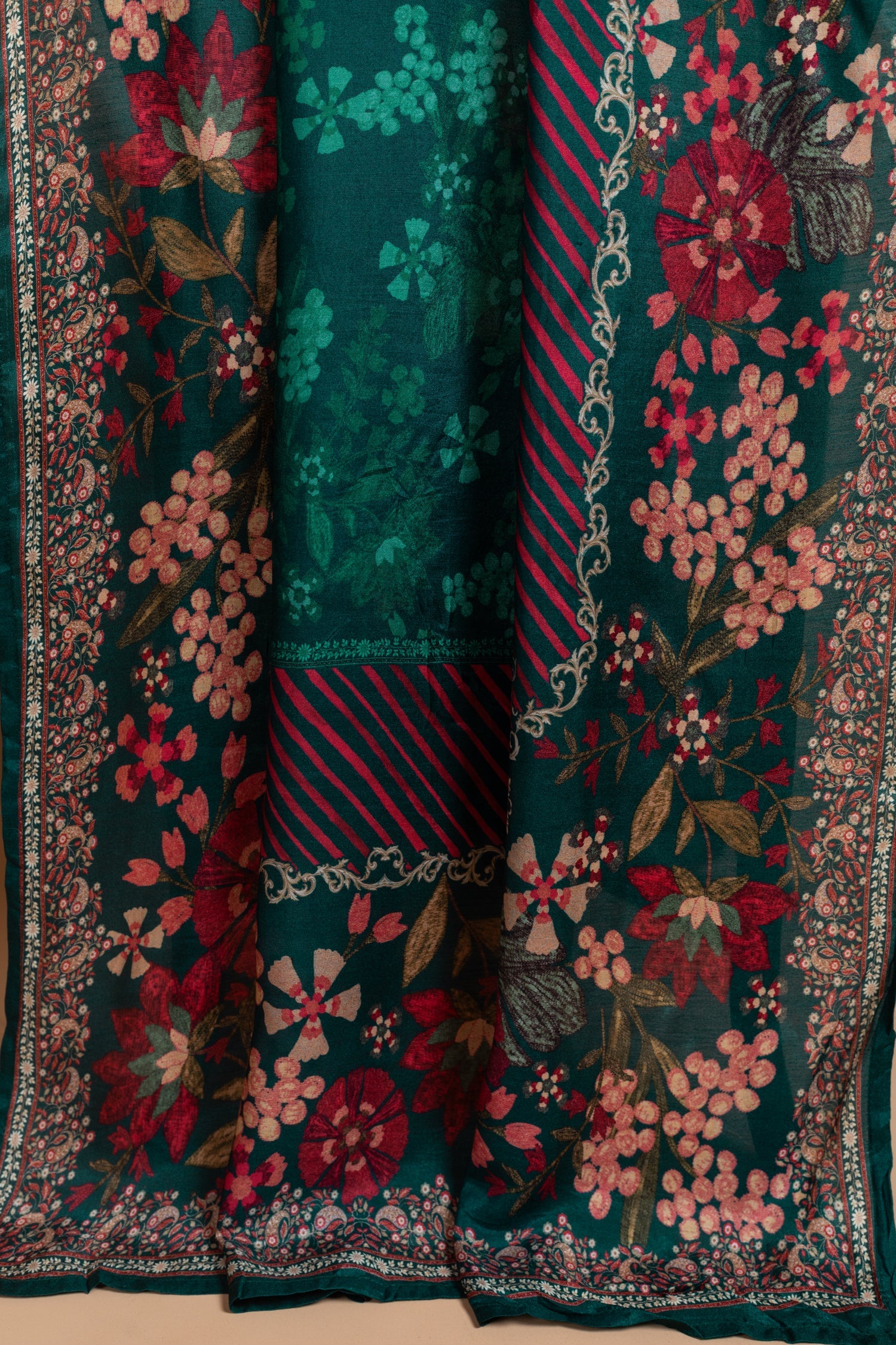 Afreen Sage green Cotton Readymade Set Sterling House