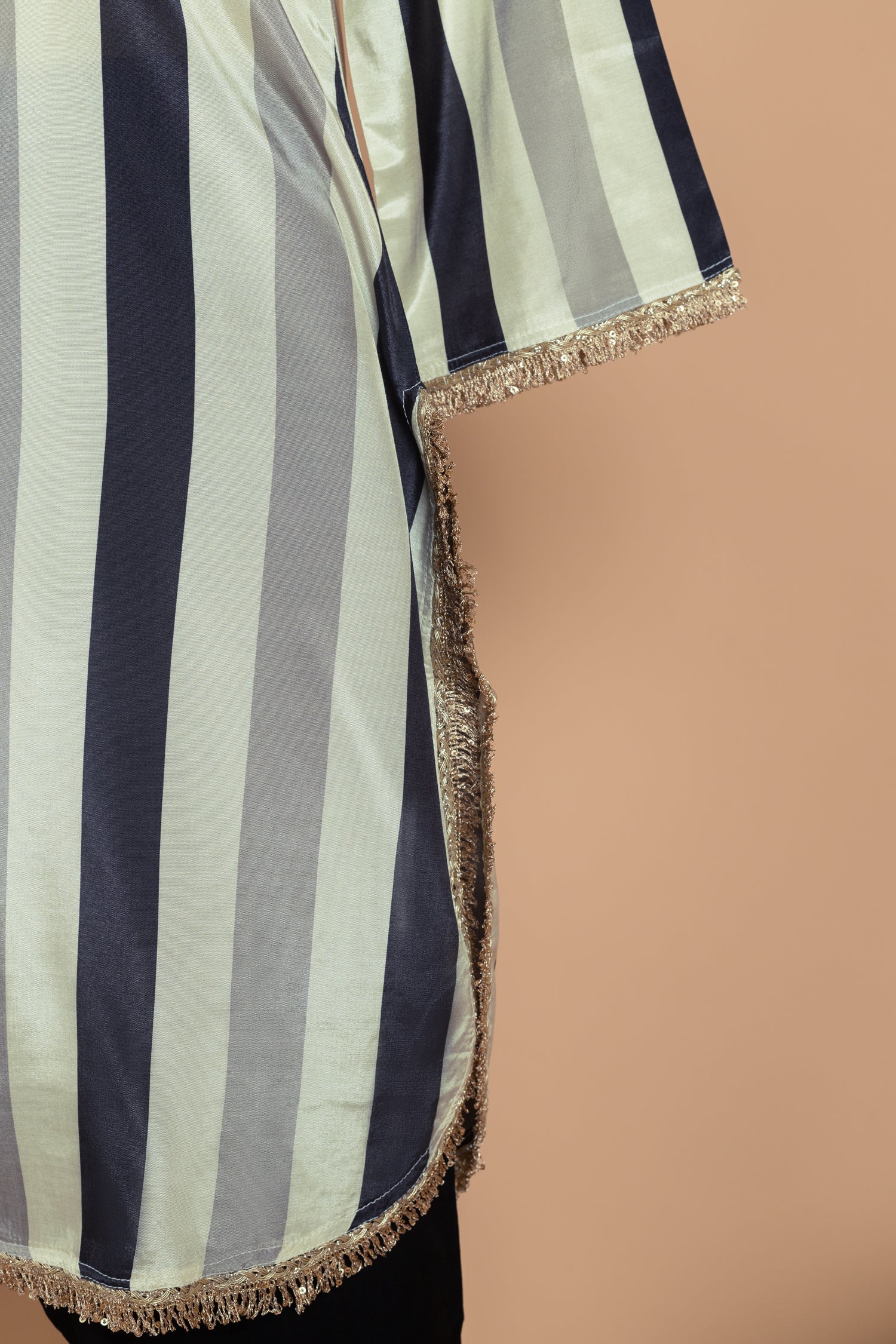 Luxe Black & White Soft Muslin Readymade Set