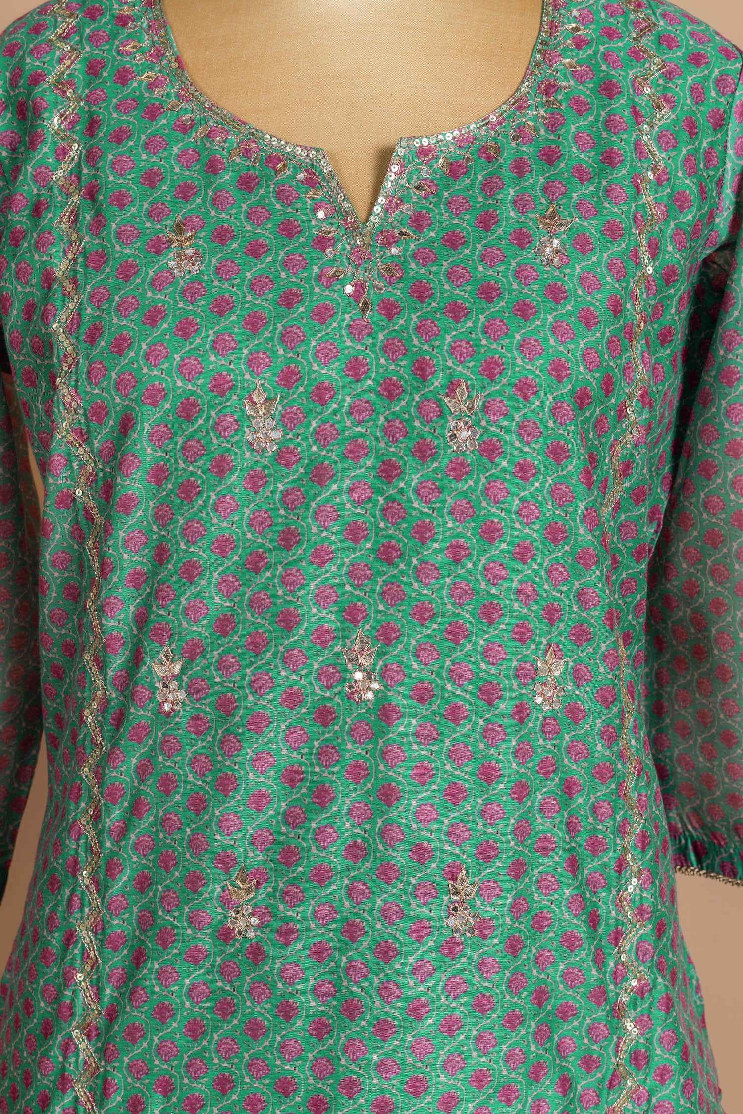 Luxe Sage Green Silk Blend Readymade Set