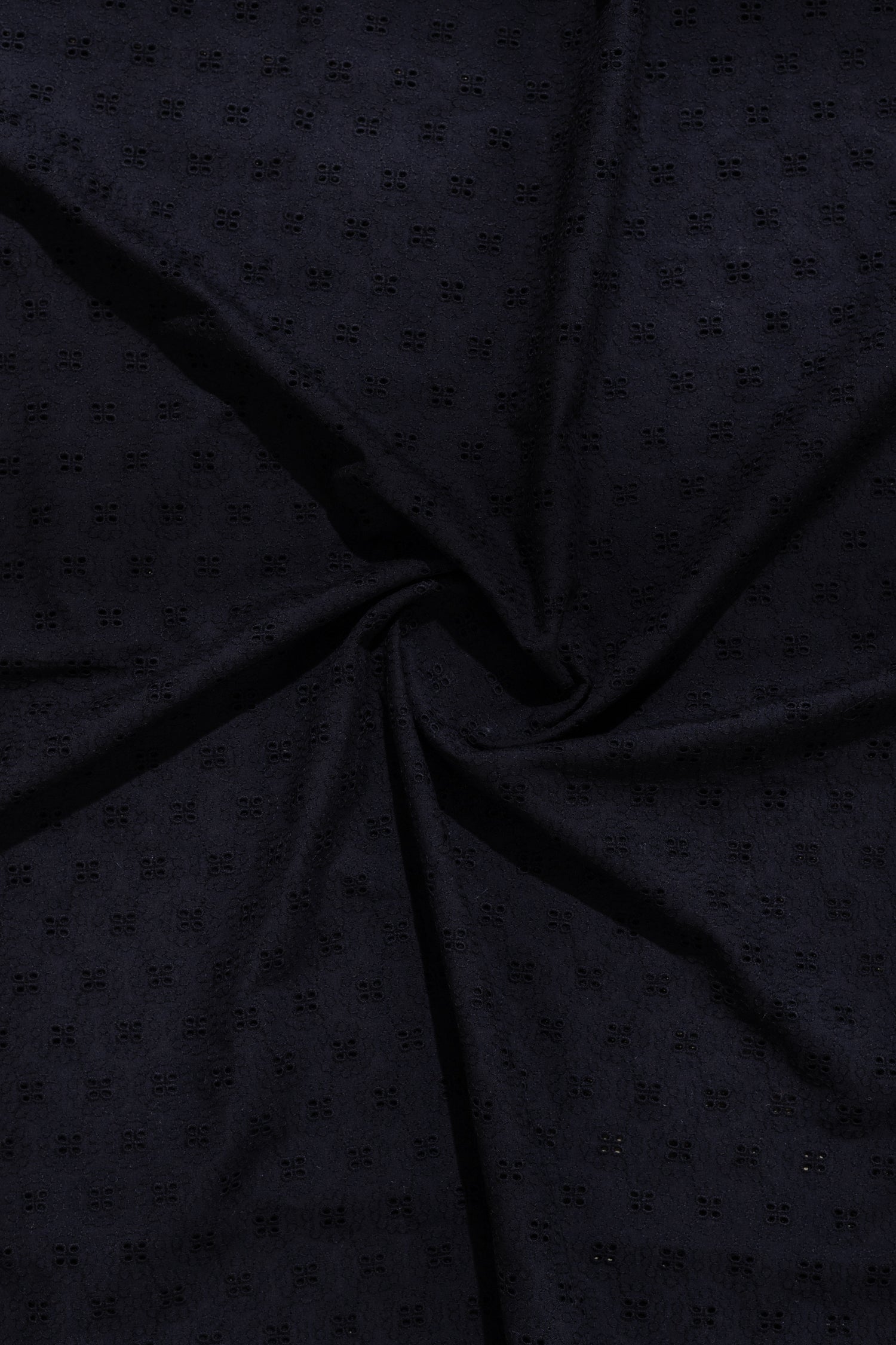 Afreen Black Hakoba Cotton Fabric