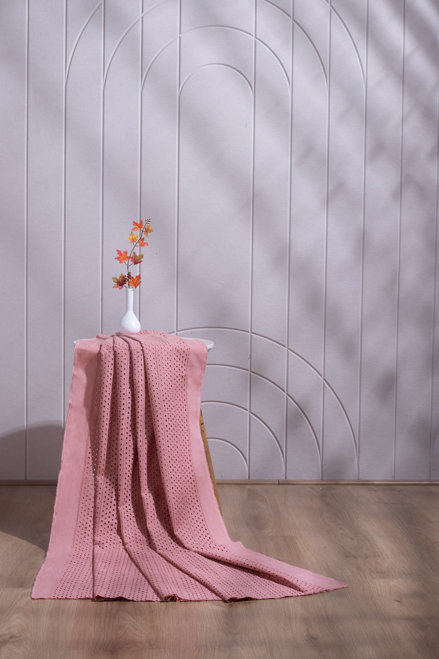 Afreen Dusty Pink Hakoba Cotton Fabric