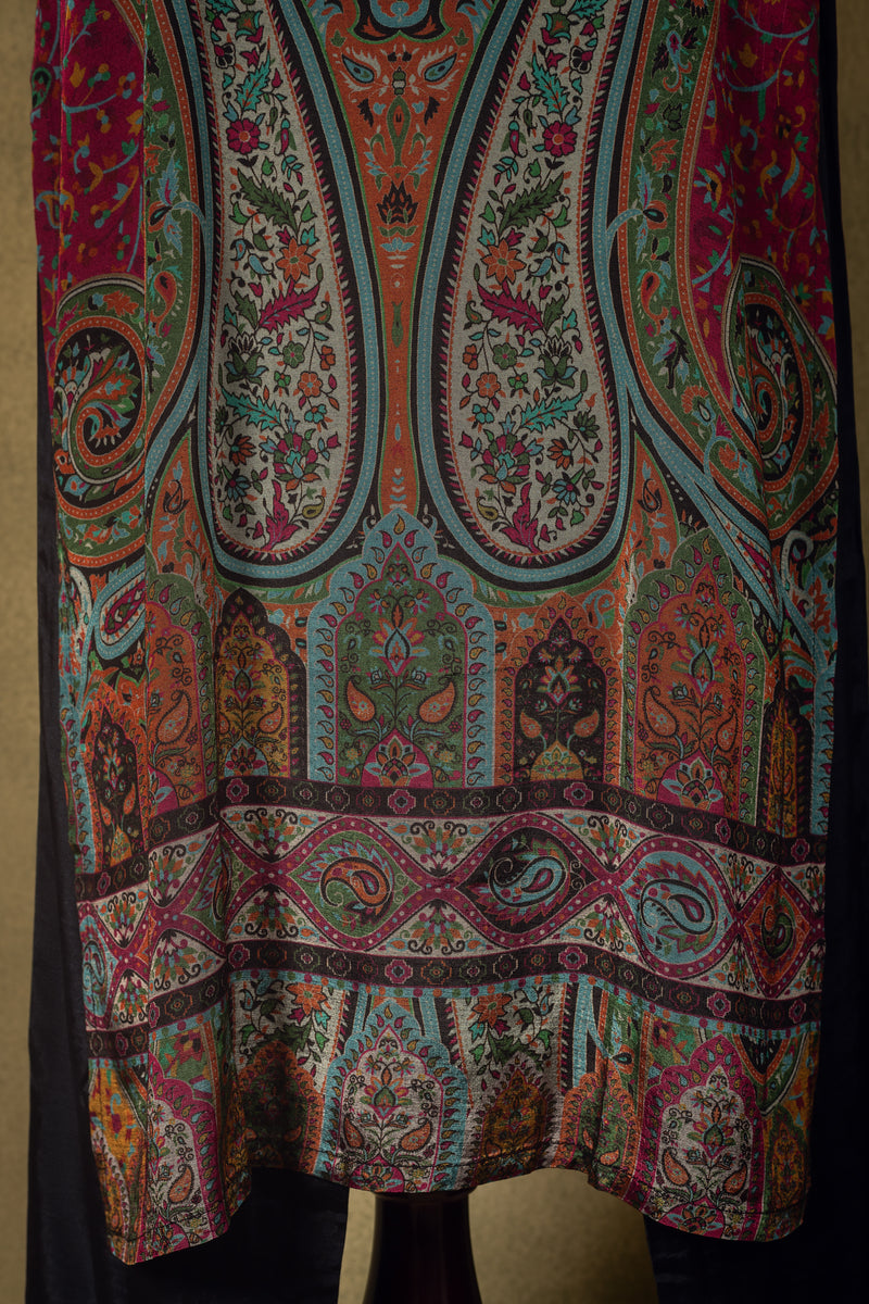 Multicoloured Printed Muslin Readymade Set Sterling House